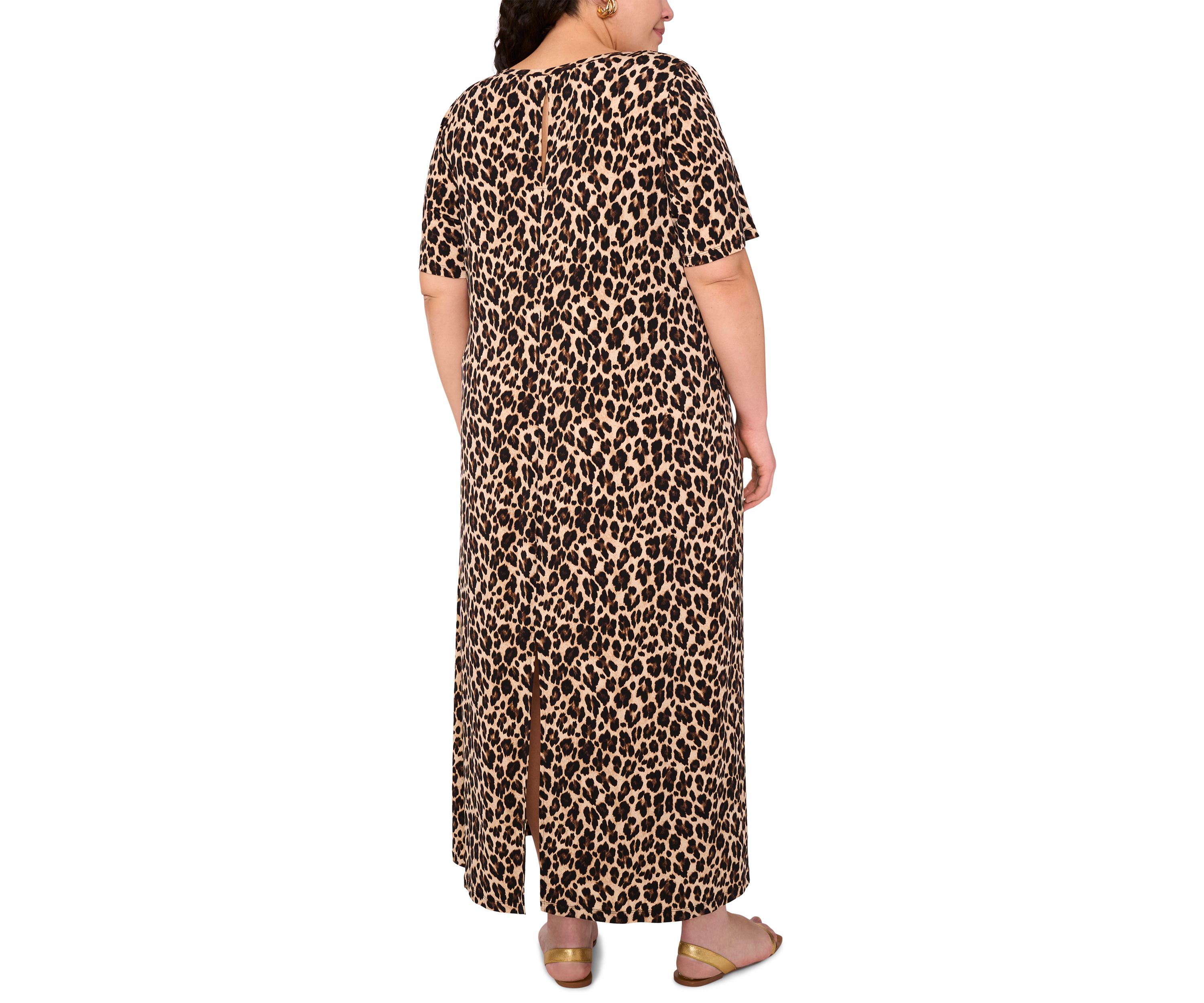 Plus Size Printed Maxi Dress