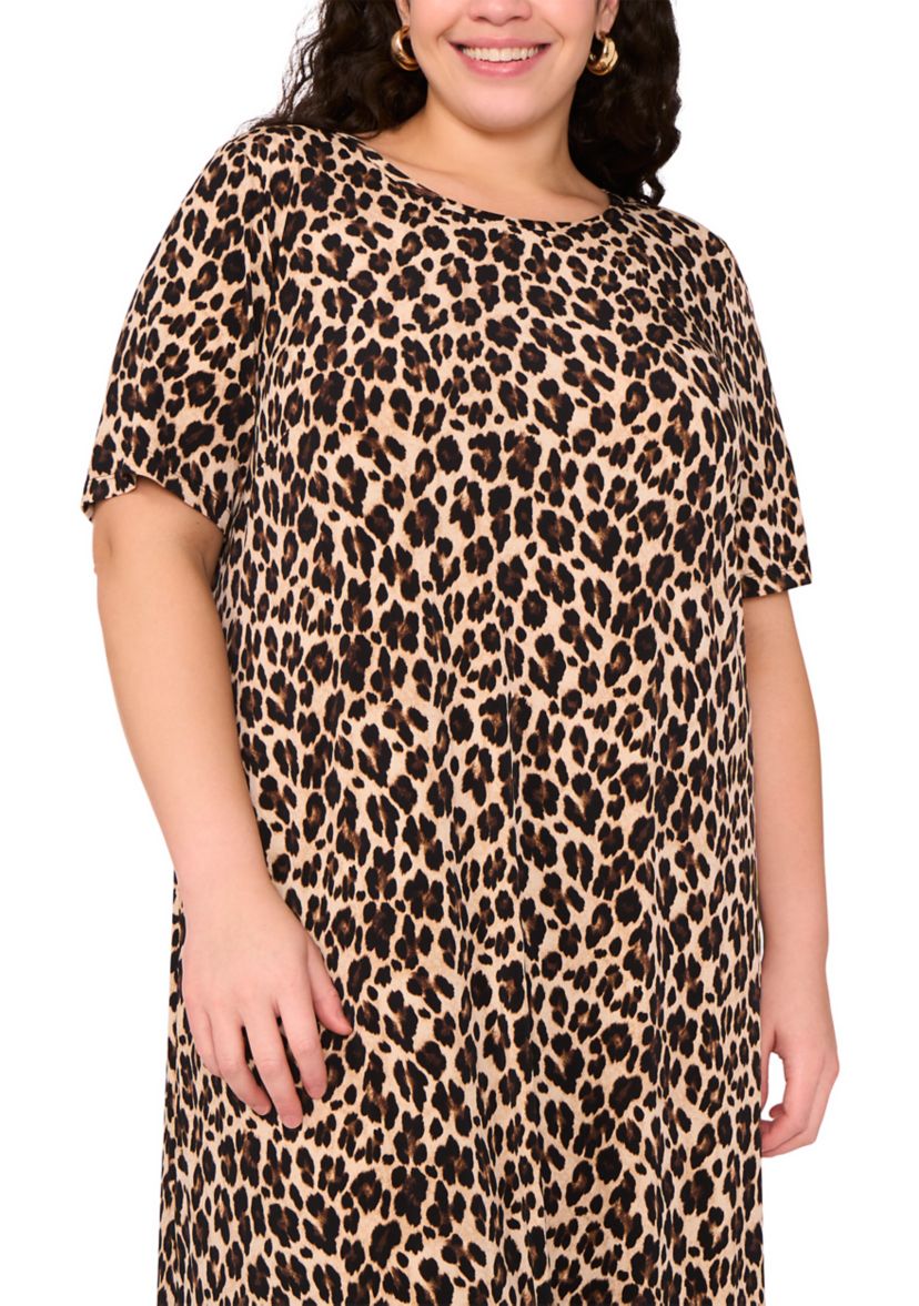 Plus Size Printed Maxi Dress