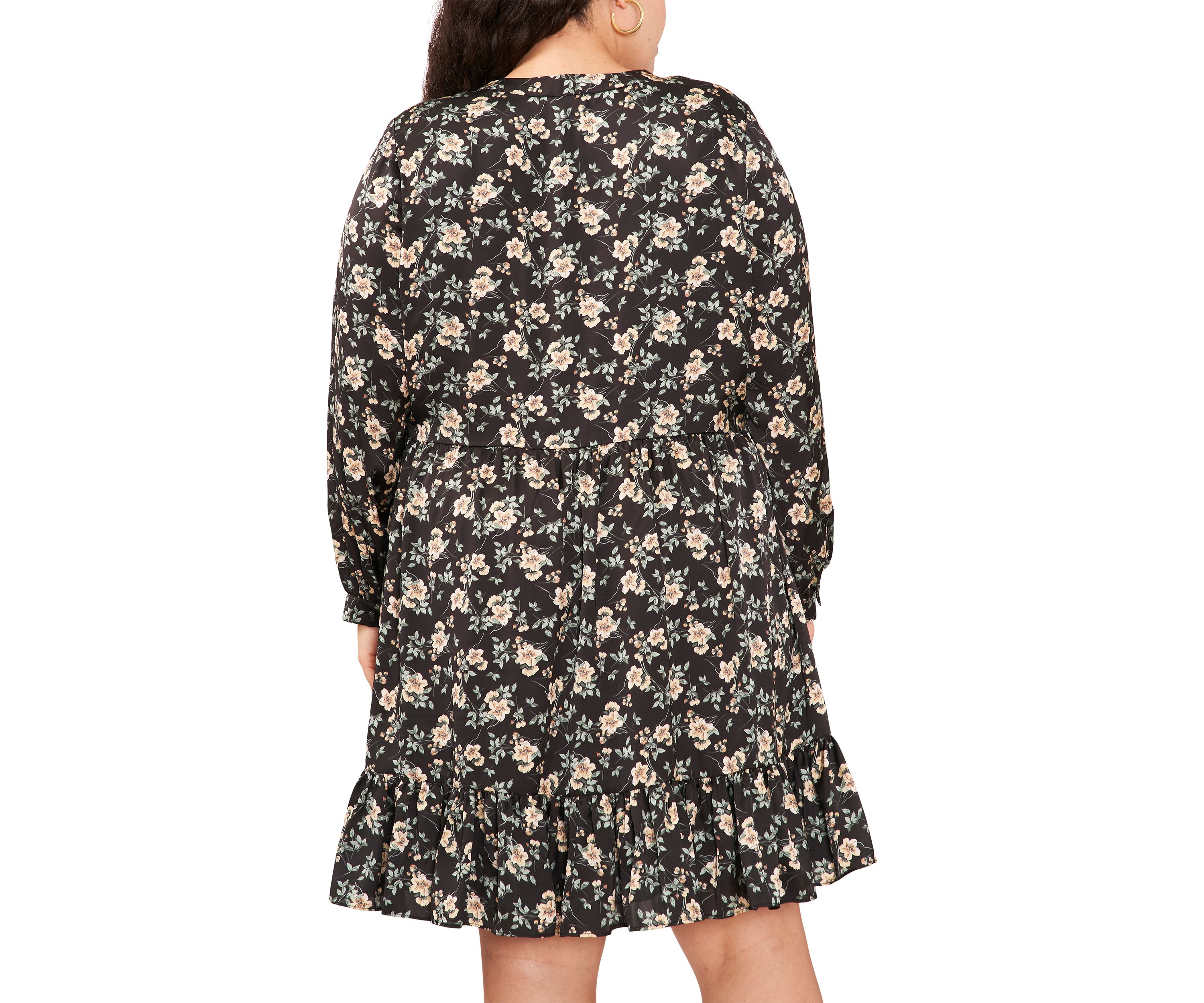 Plus Size Long Sleeve Sheath Dress