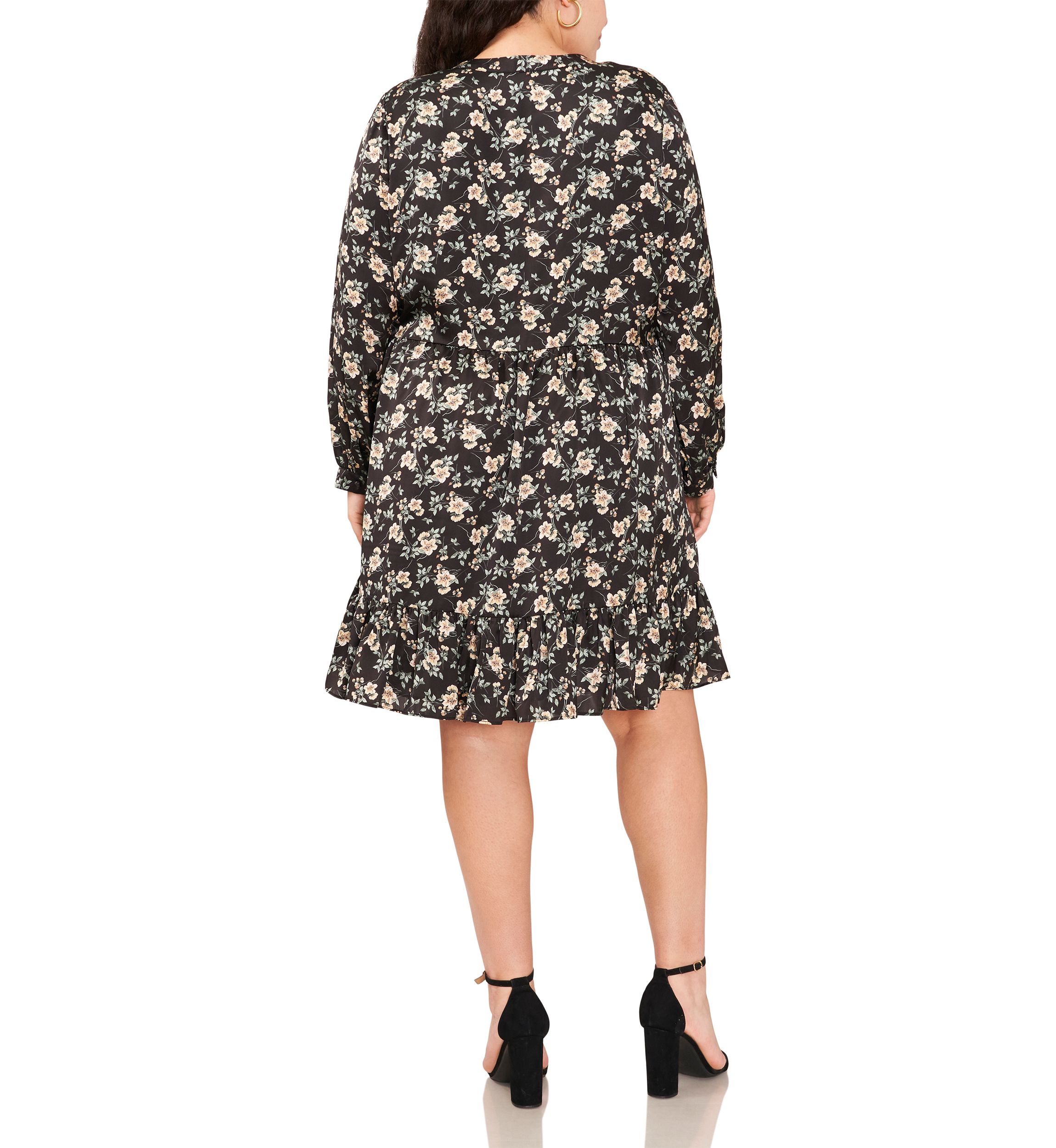 Plus Size Long Sleeve Sheath Dress