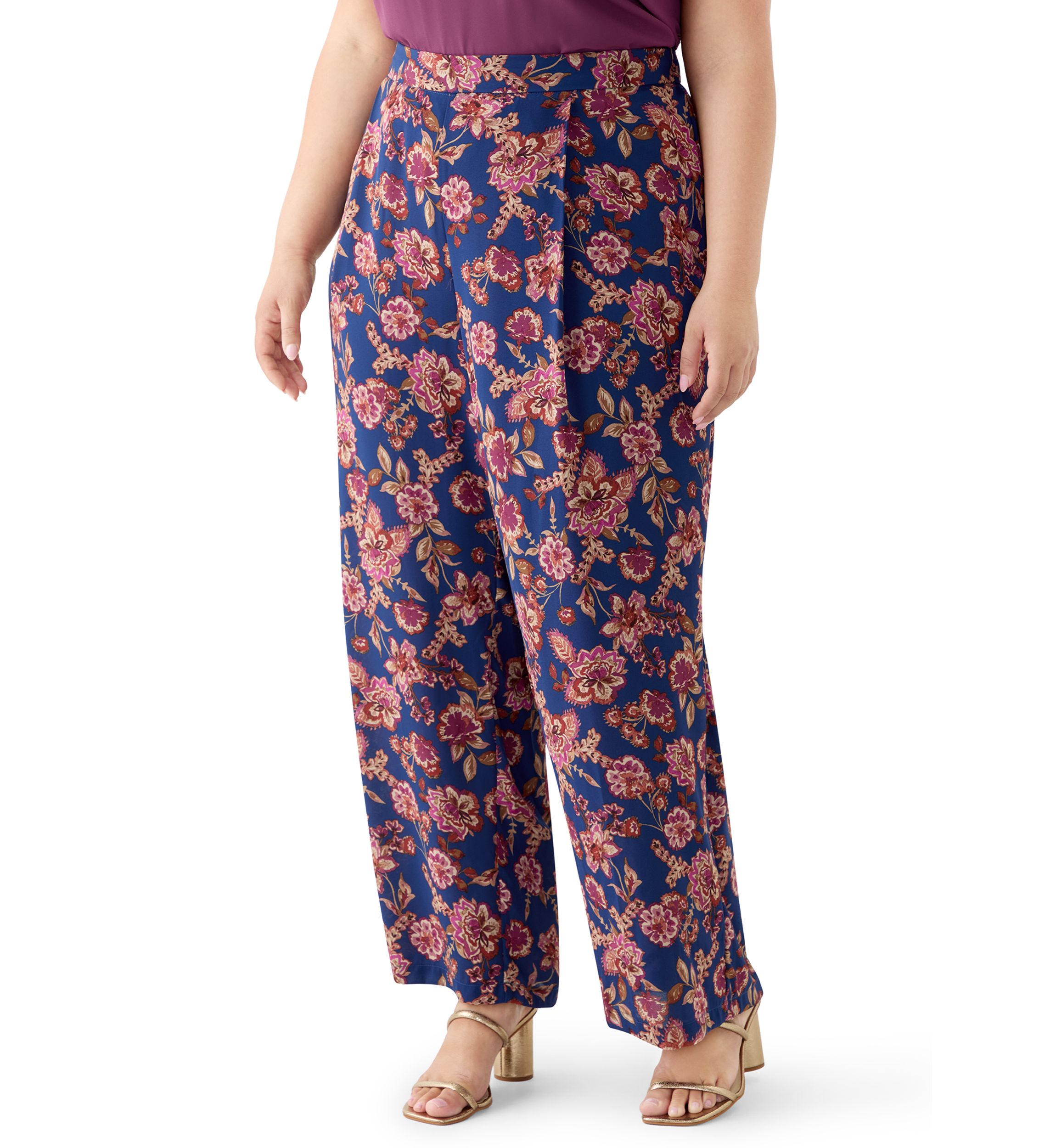 Plus Size Wide Leg Pants 