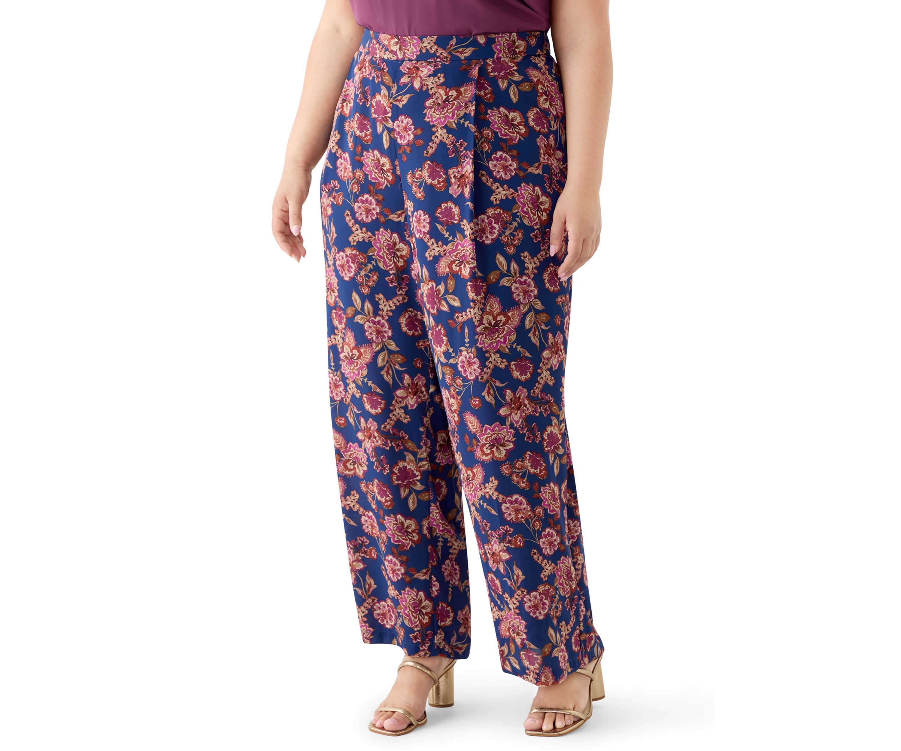 Plus Size Wide Leg Pants 