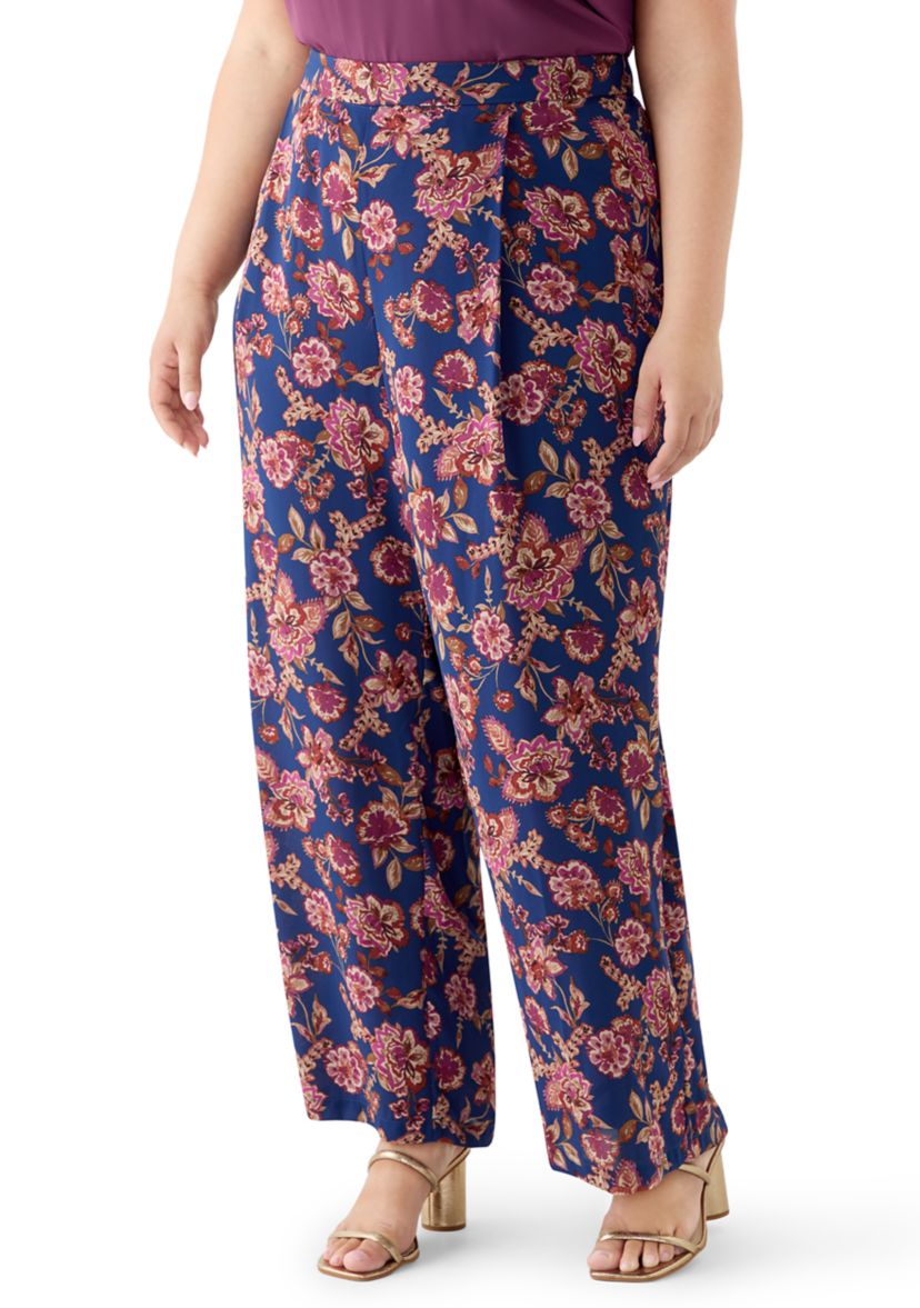 Plus Size Wide Leg Pants 