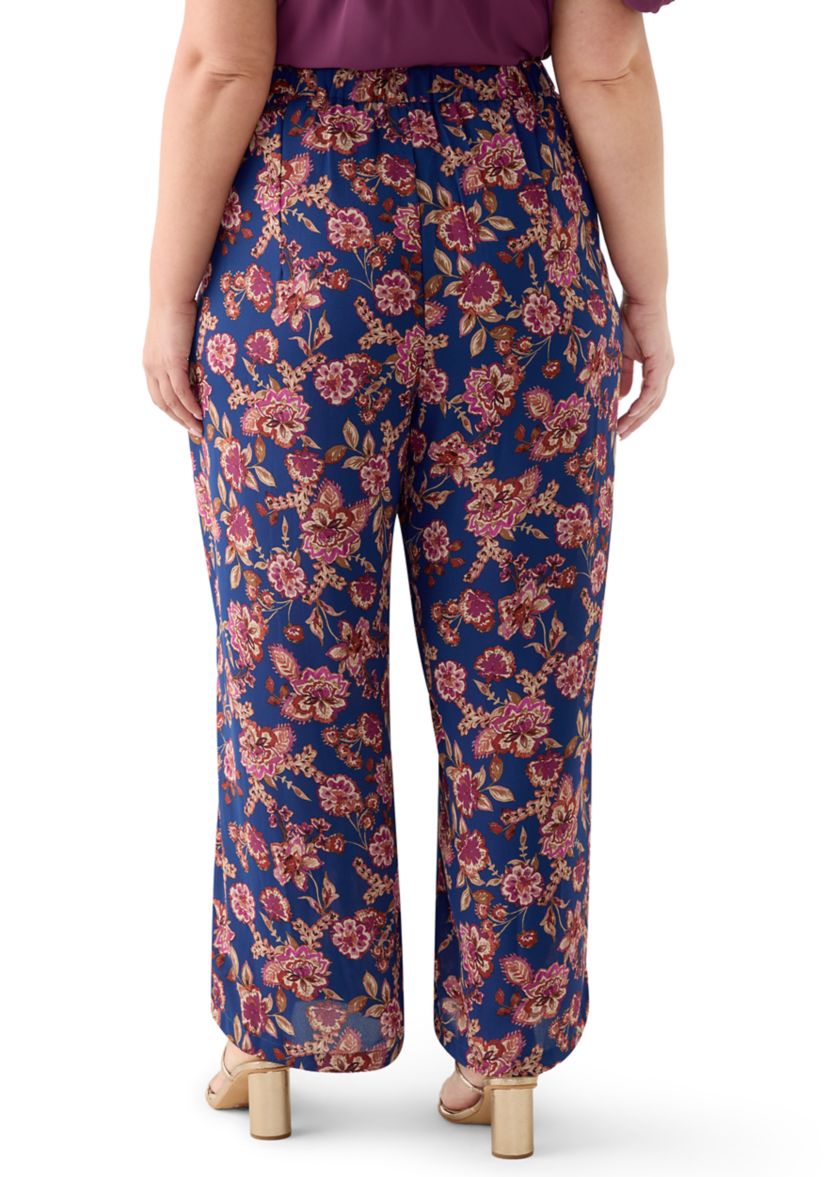 Plus Size Wide Leg Pants 