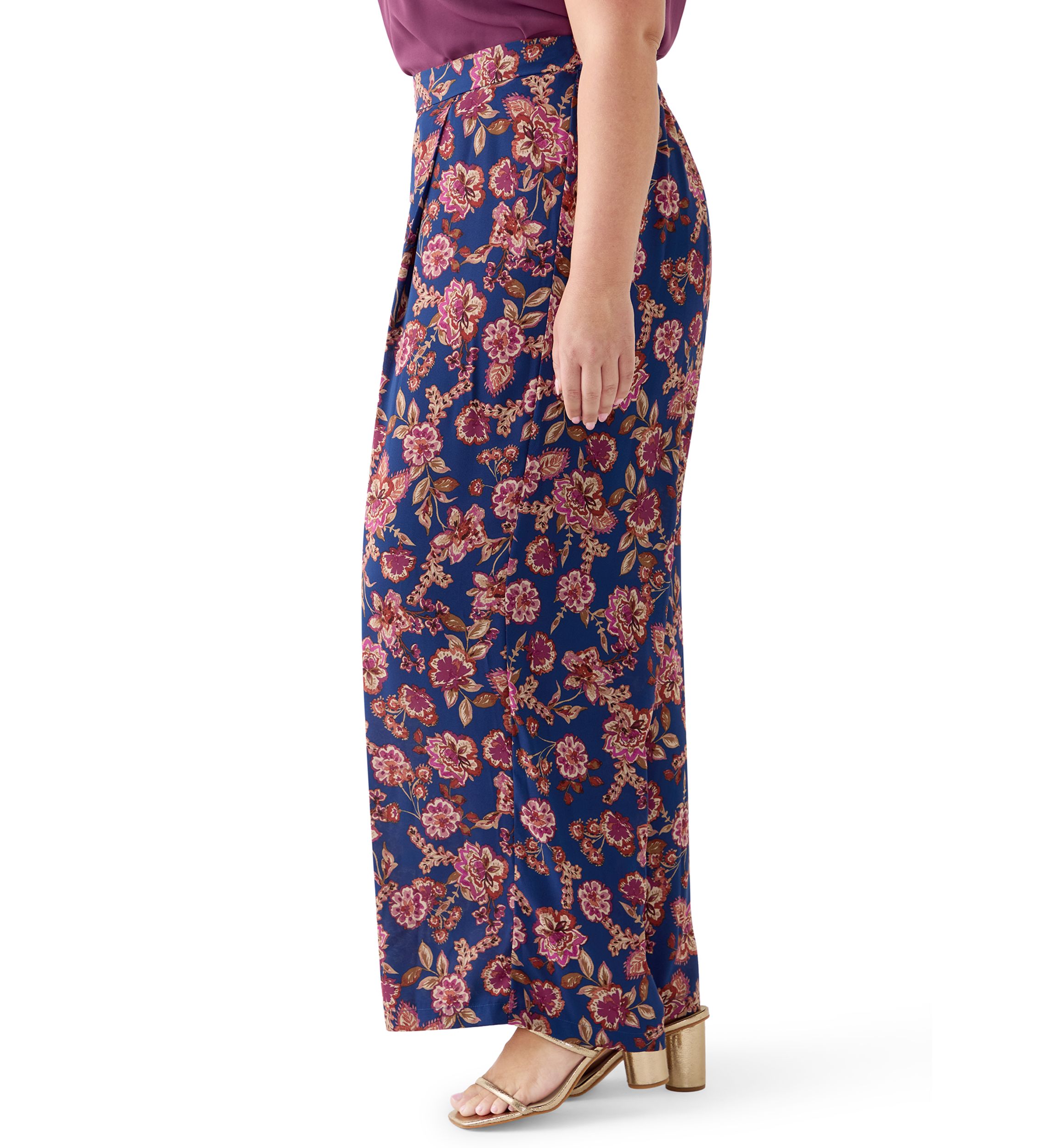 Plus Size Wide Leg Pants 
