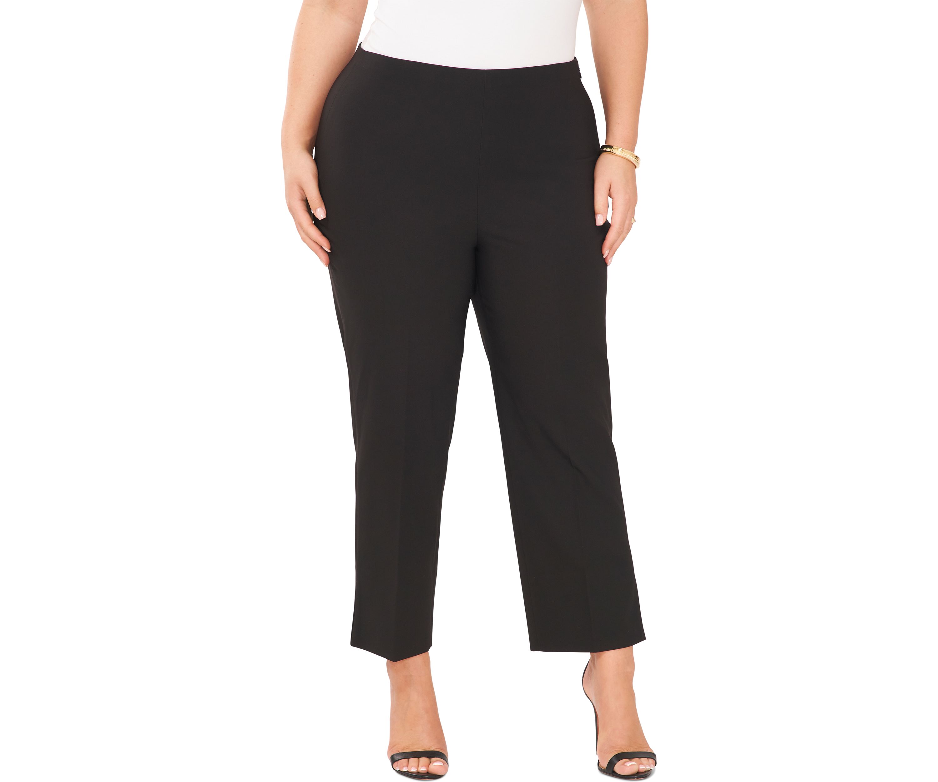 Plus Size Slim Fit Flare Pants 
