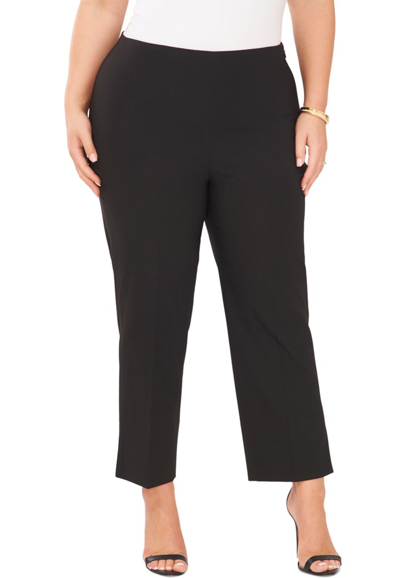 Plus Size Slim Fit Flare Pants 
