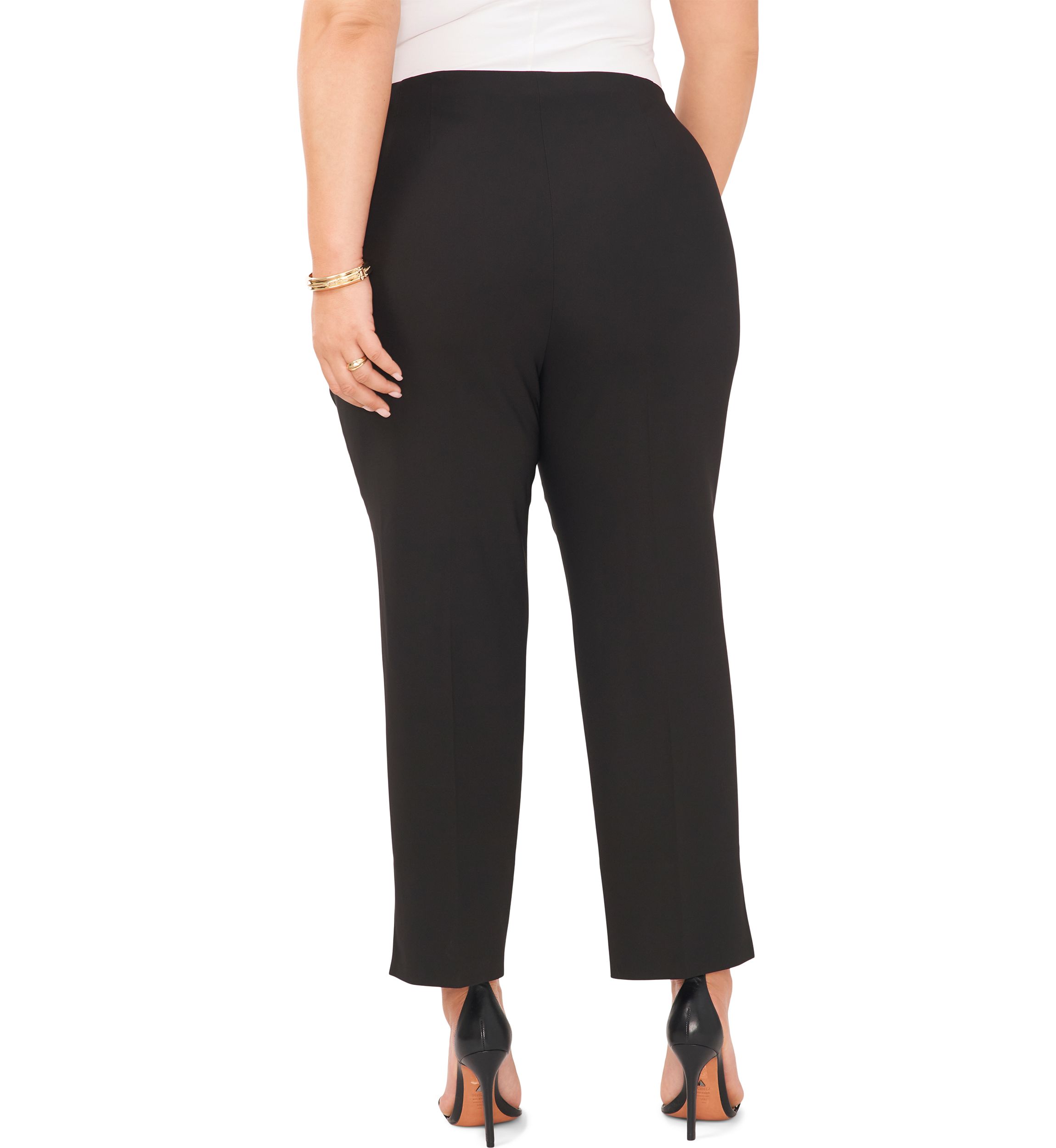 Plus Size Slim Fit Flare Pants 