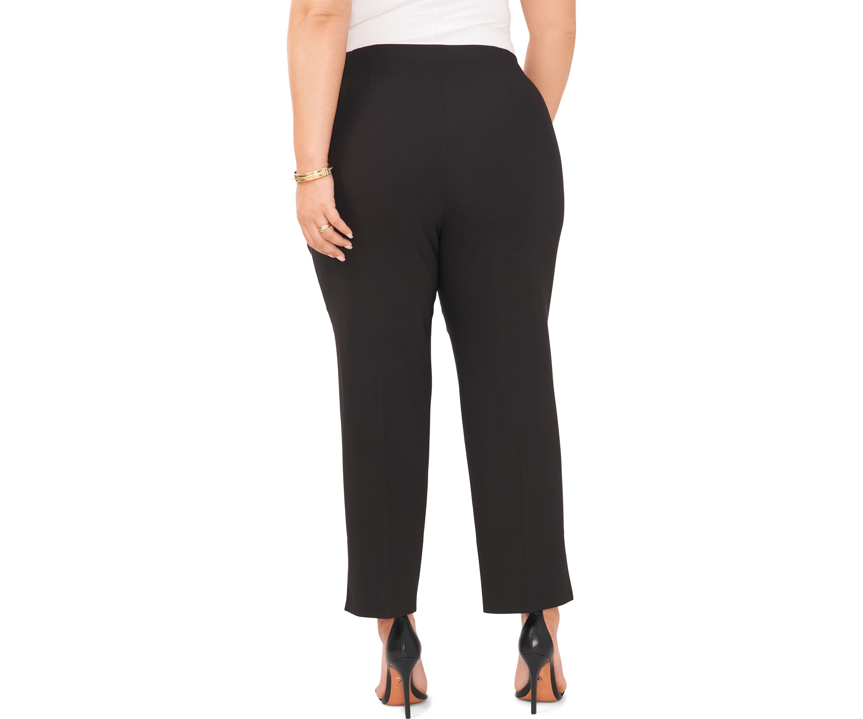 Plus Size Slim Fit Flare Pants 