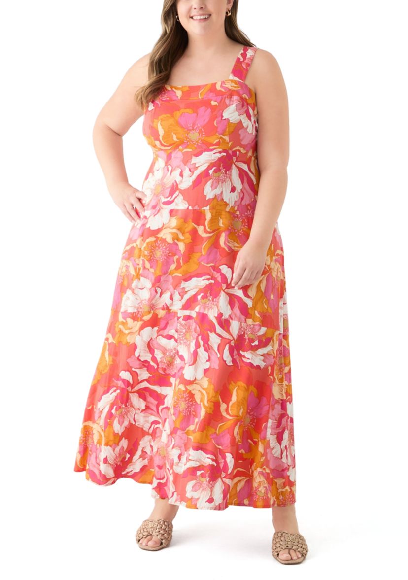 Plus Size Four Tier Maxi Dress