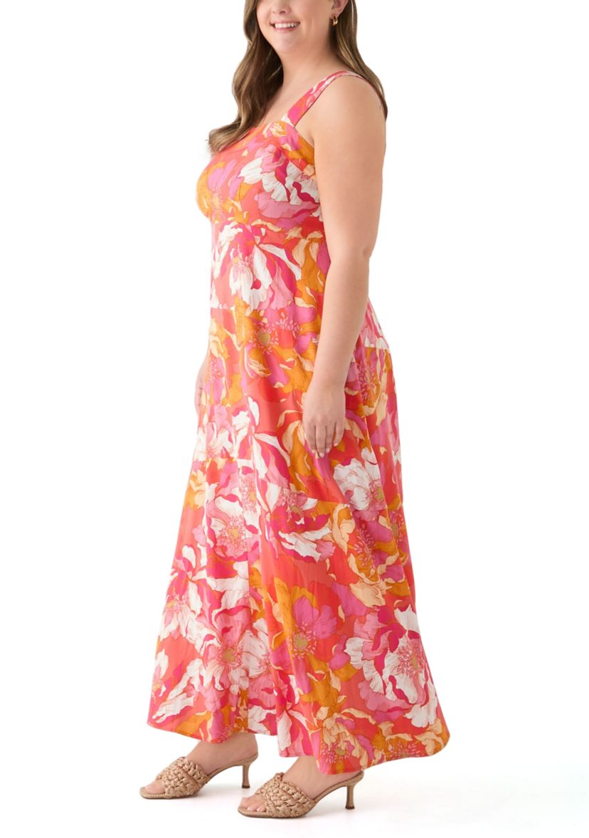 Plus Size Four Tier Maxi Dress