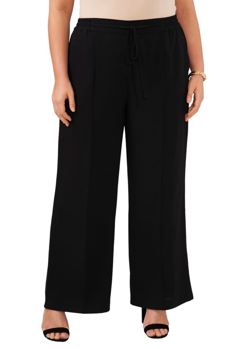Plus Size Wide Leg Pants