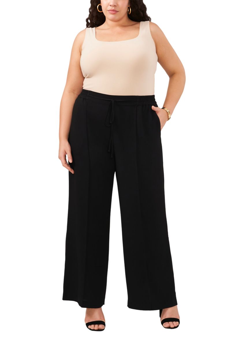 Plus Size Wide Leg Pants