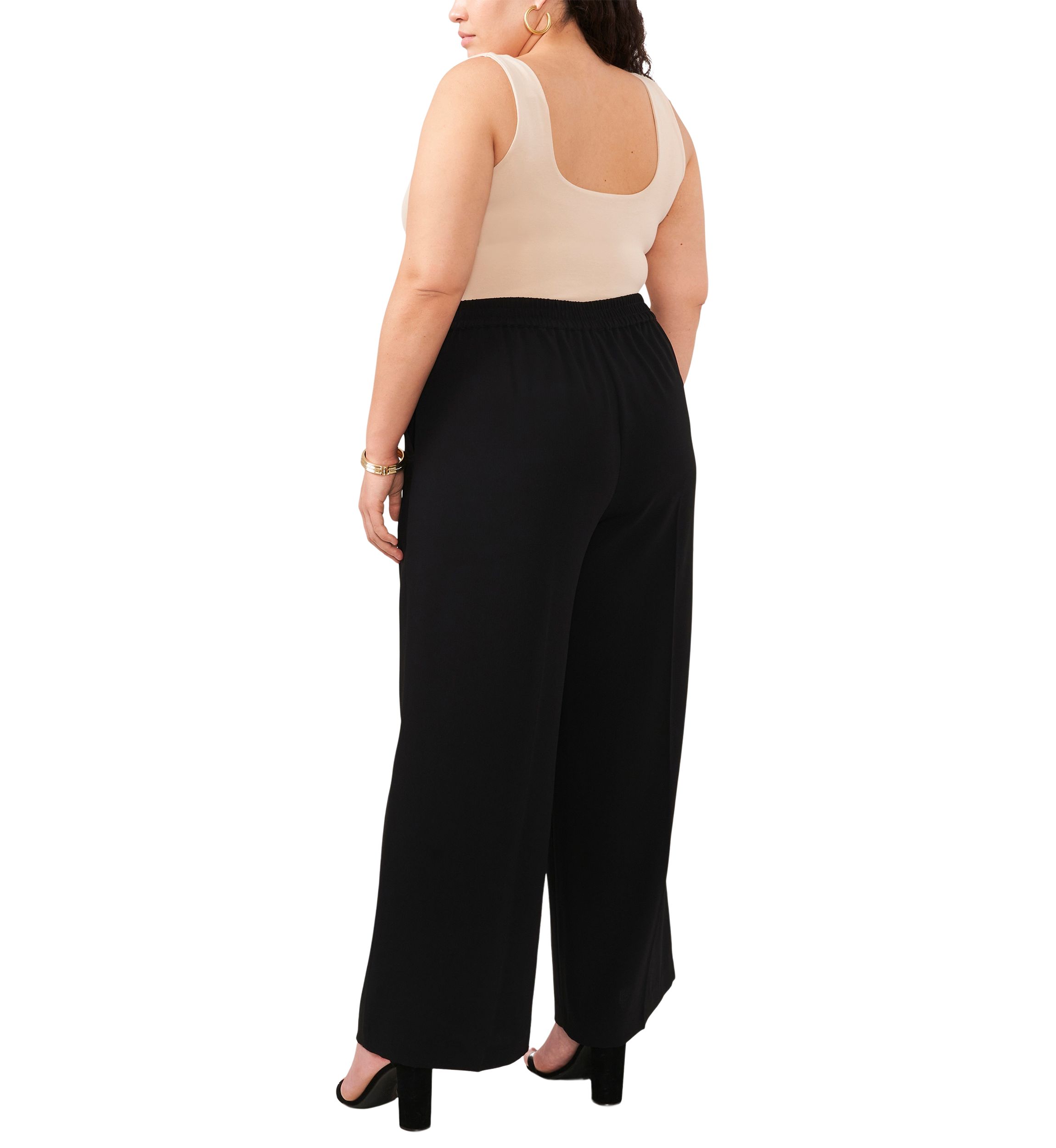 Plus Size Wide Leg Pants