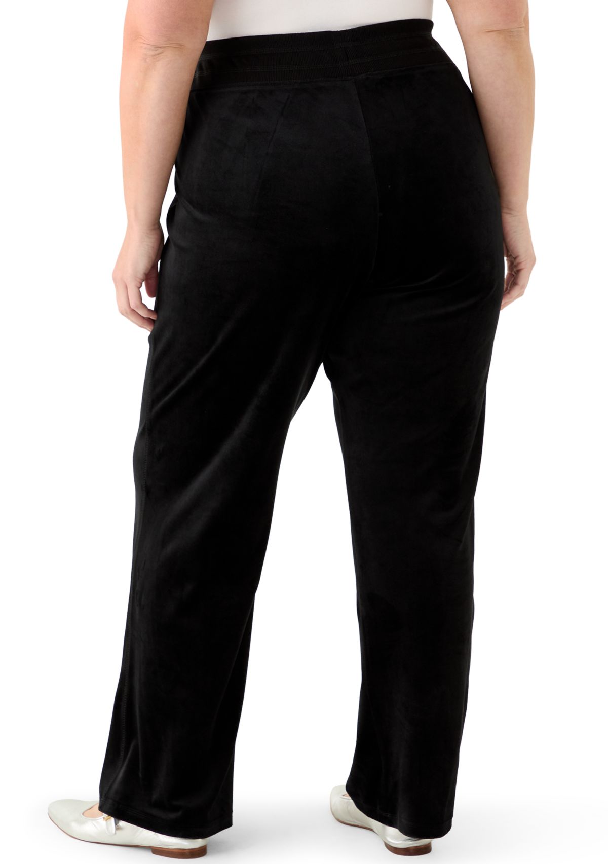 Plus Size Velour Pants