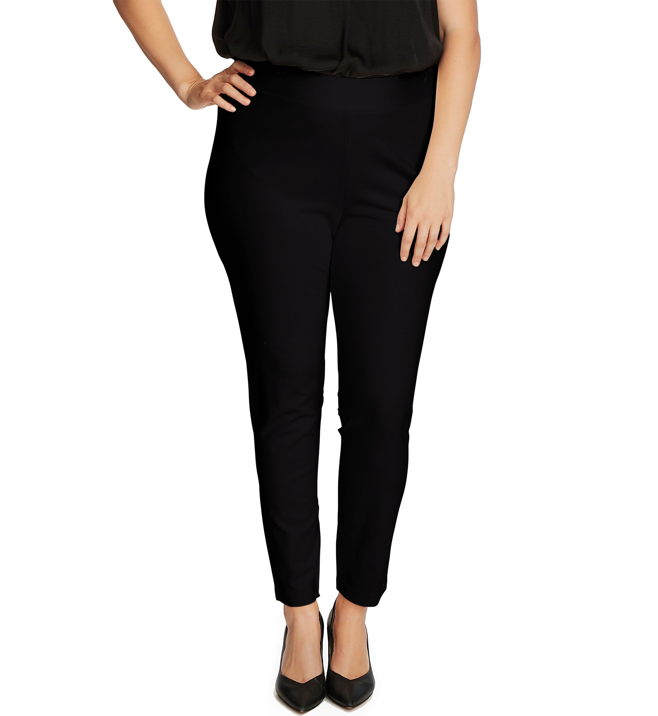 Plus Size Ponte Leggings 