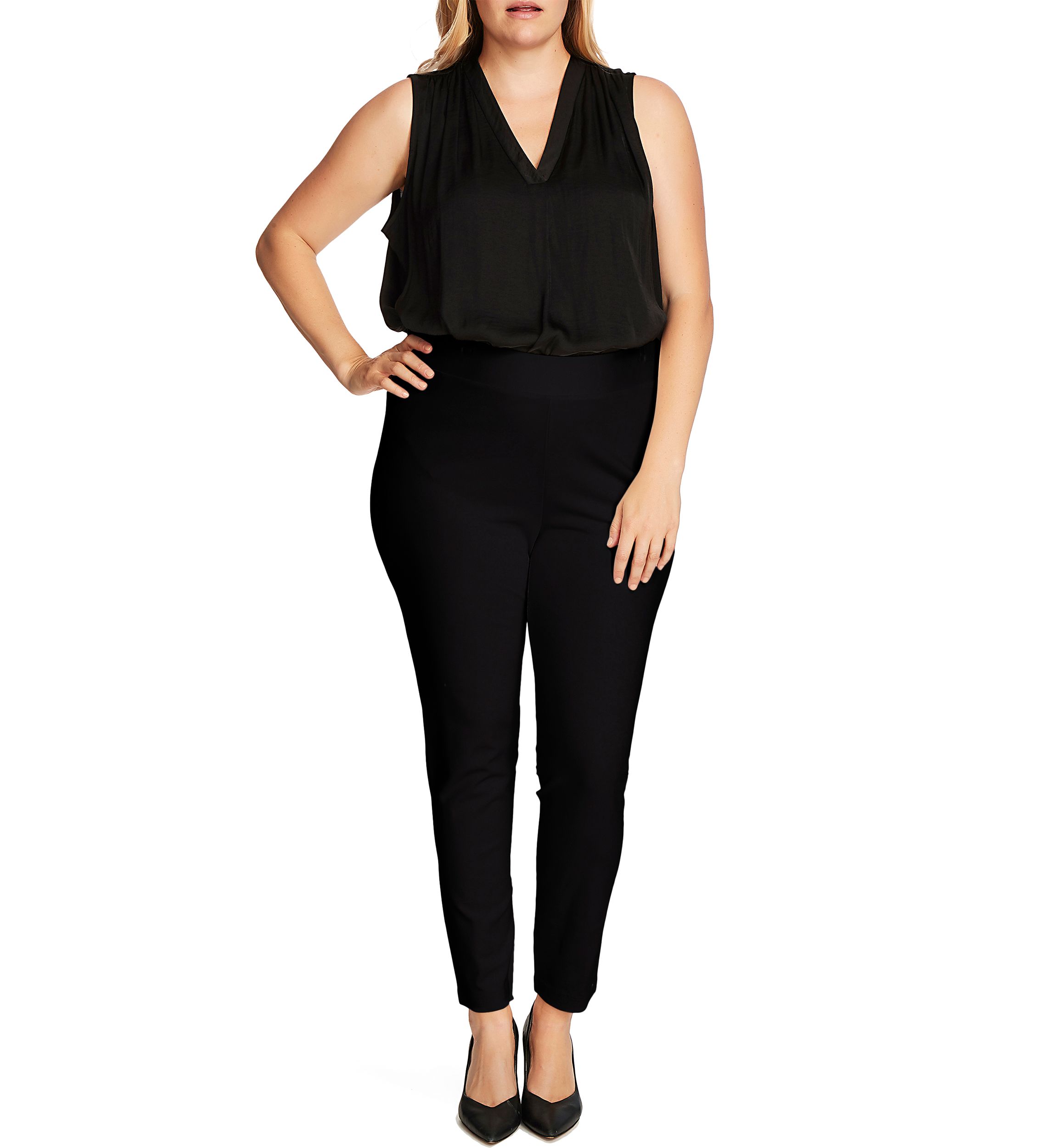 Plus Size Ponte Leggings 