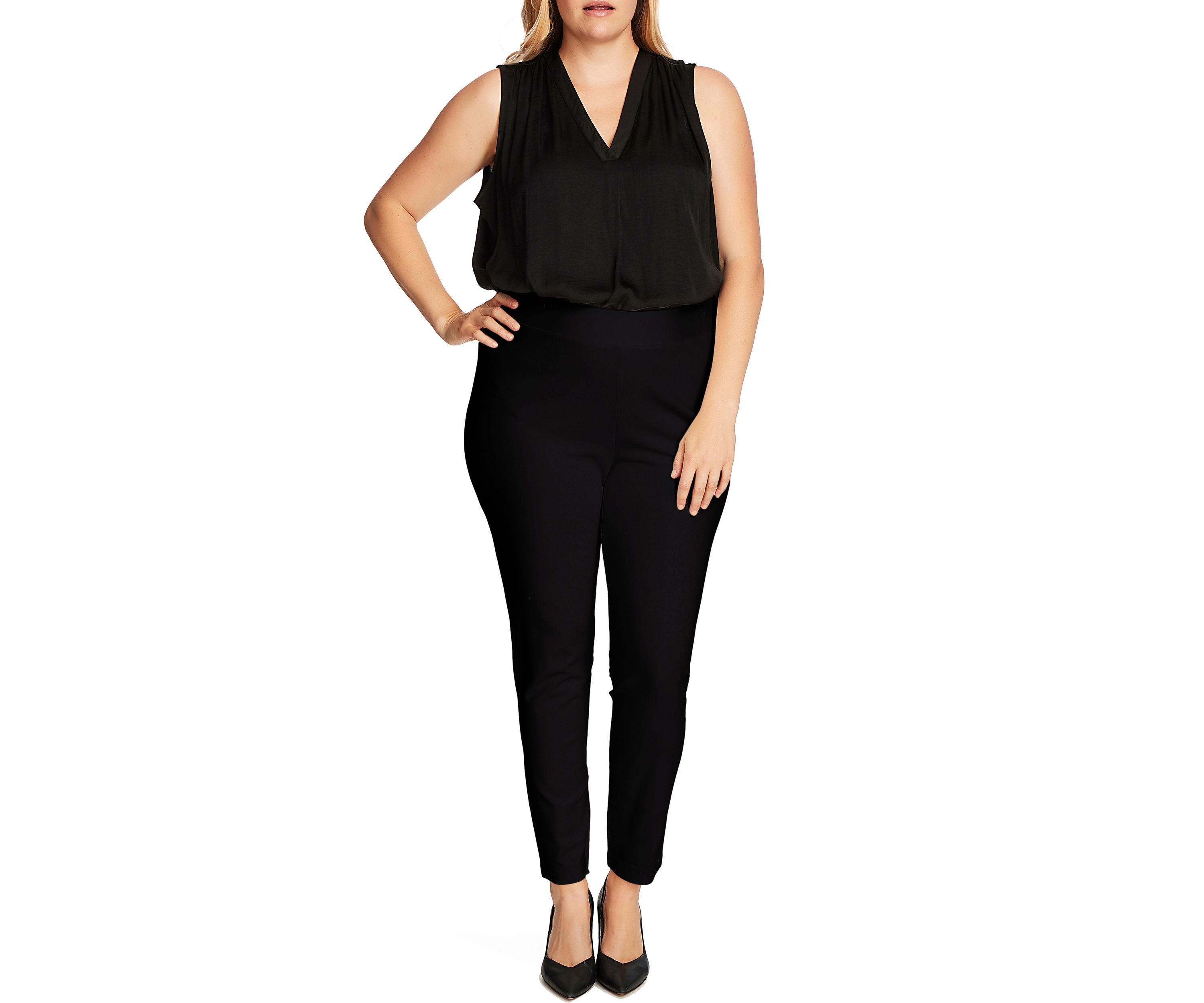 Plus Size Ponte Leggings 