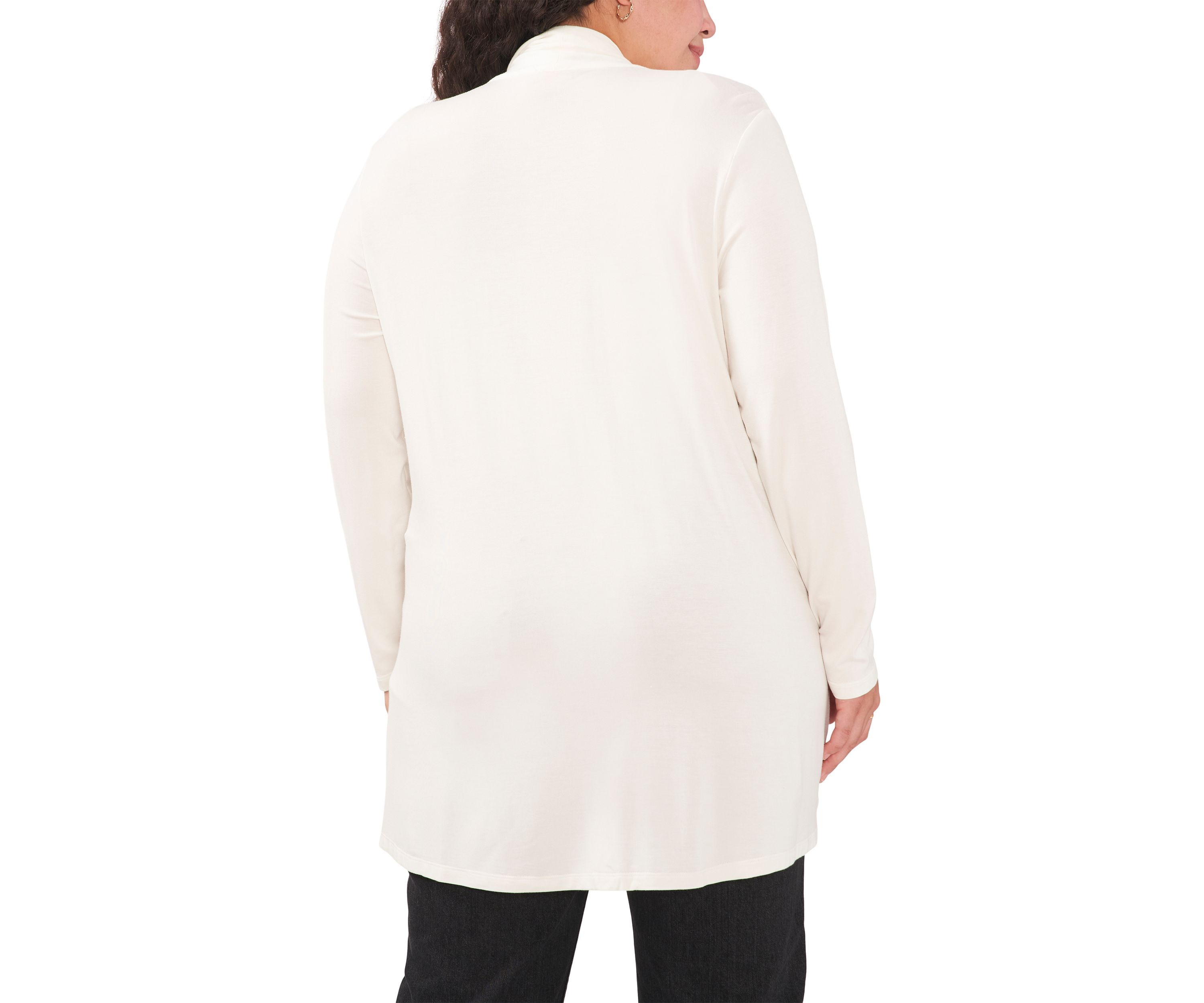 Plus Size Open Front Cardigan