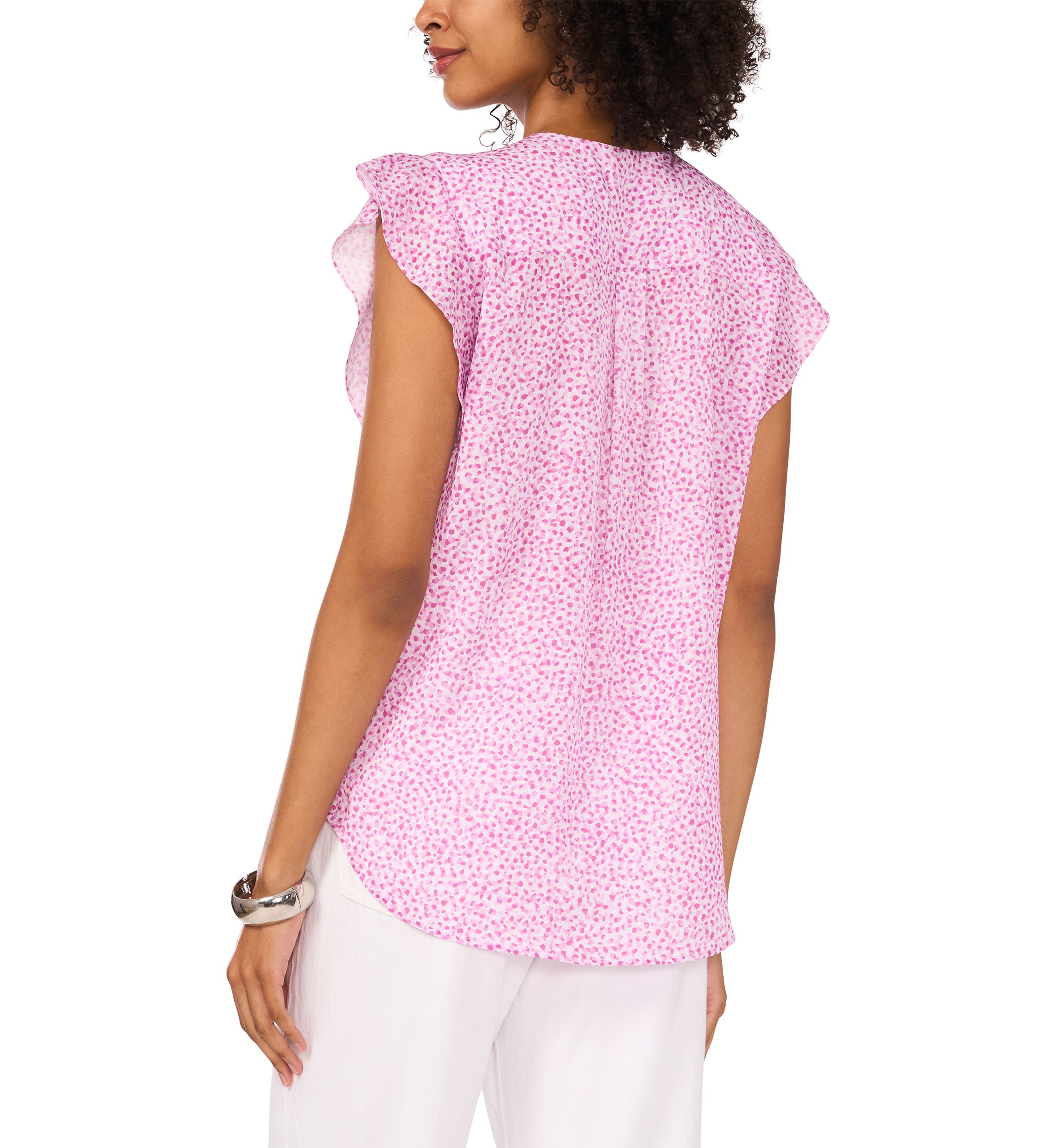 Petite V-Neck Blouse