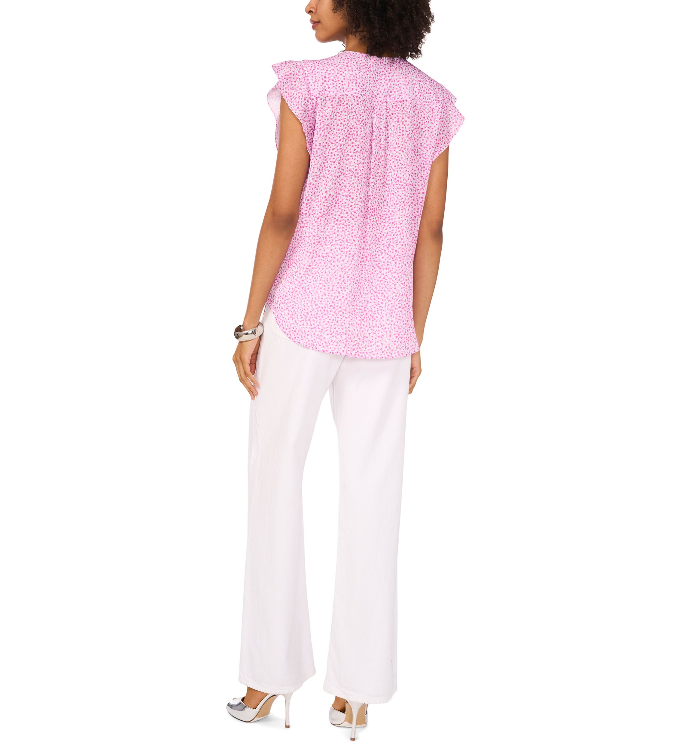 Petite V-Neck Blouse