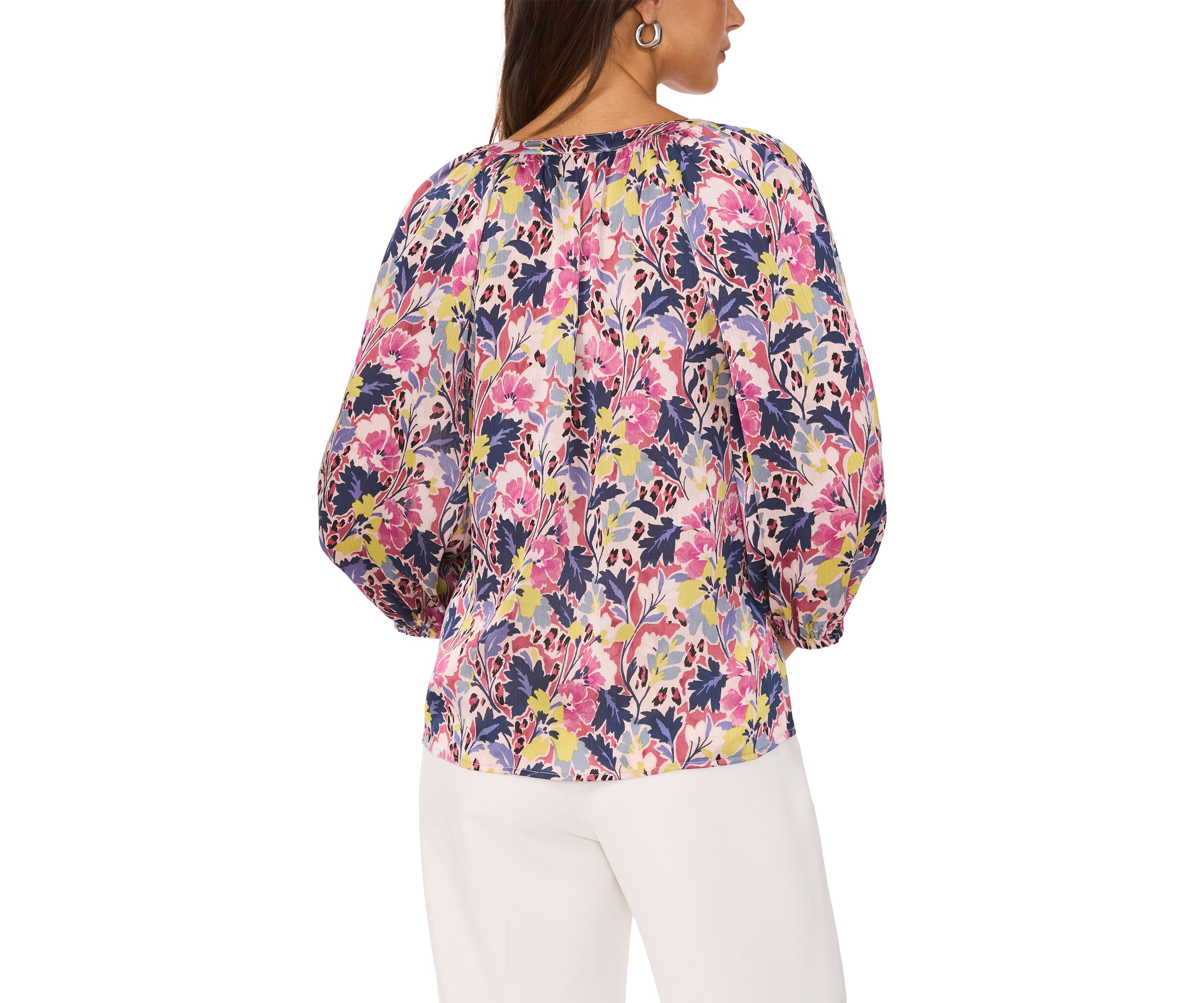 Petite Floral Blouse