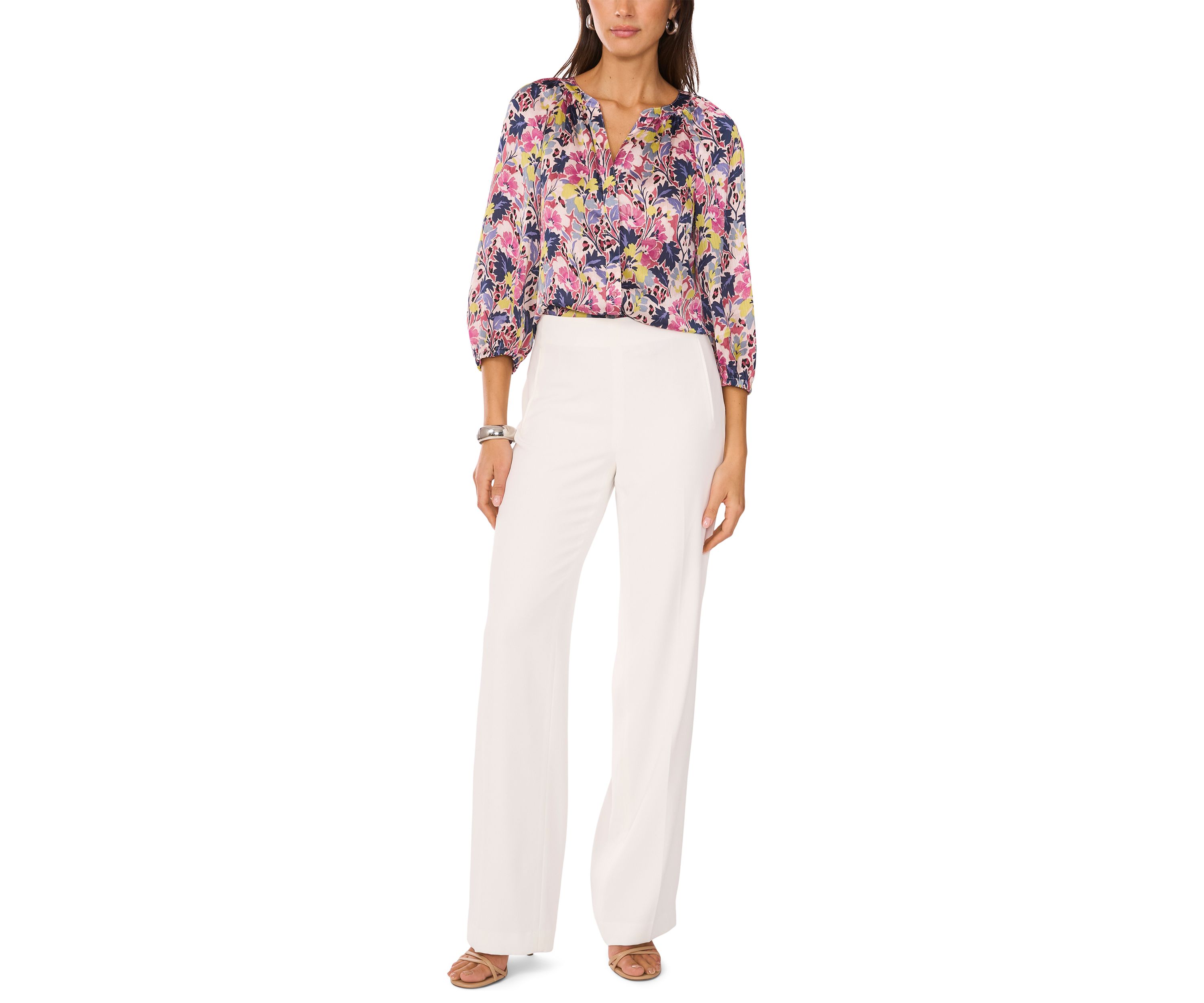 Petite Floral Blouse