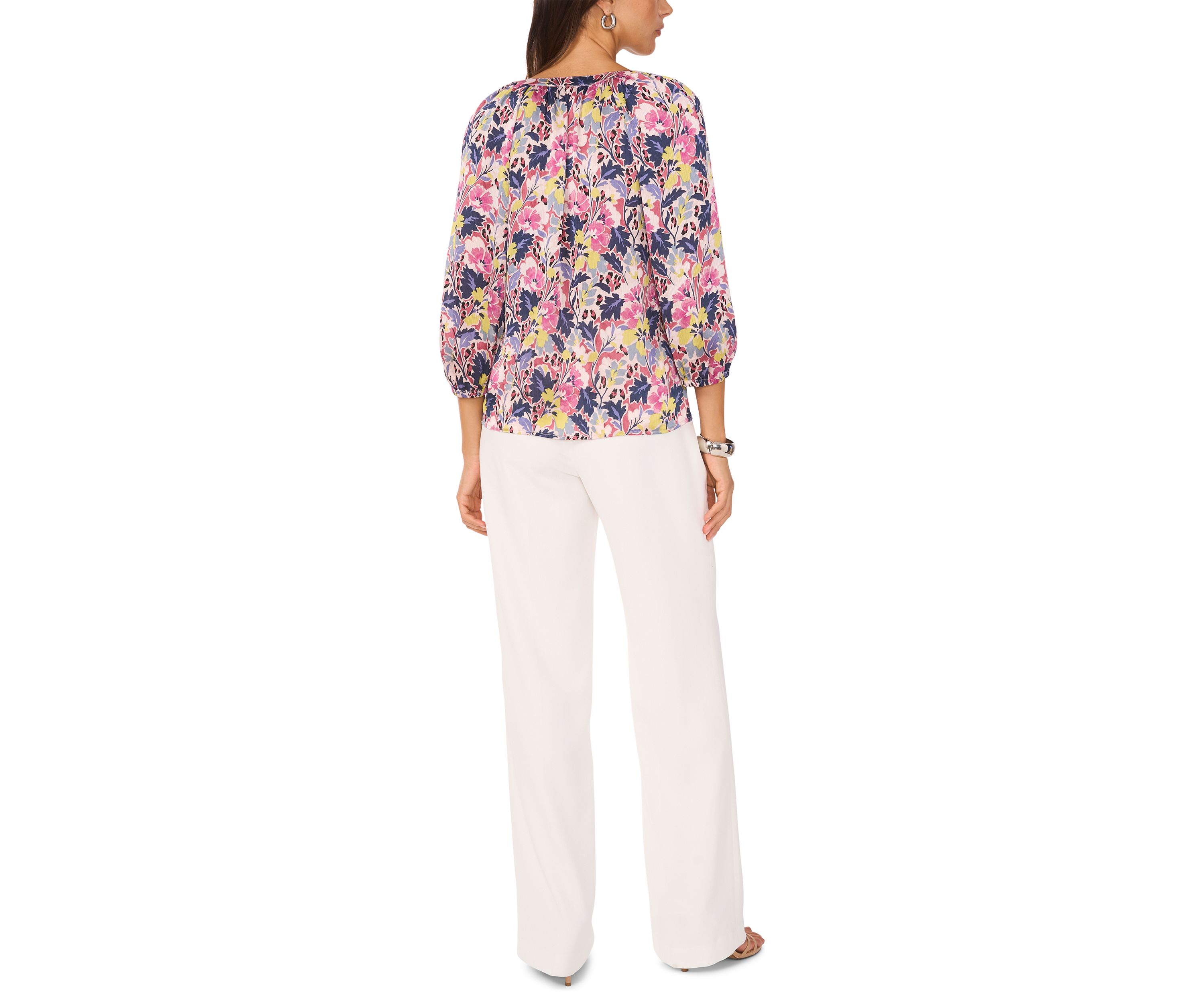 Petite Floral Blouse