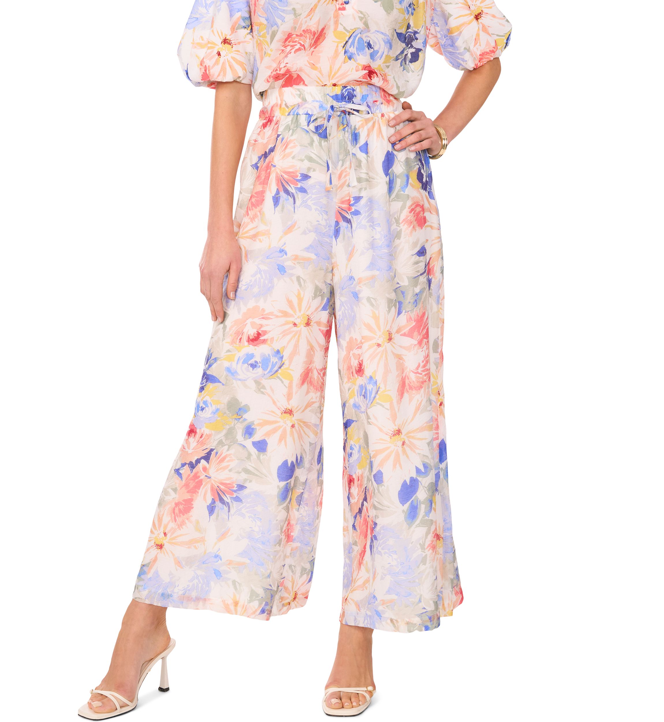 Petite Pull On Pants with Angled Hem