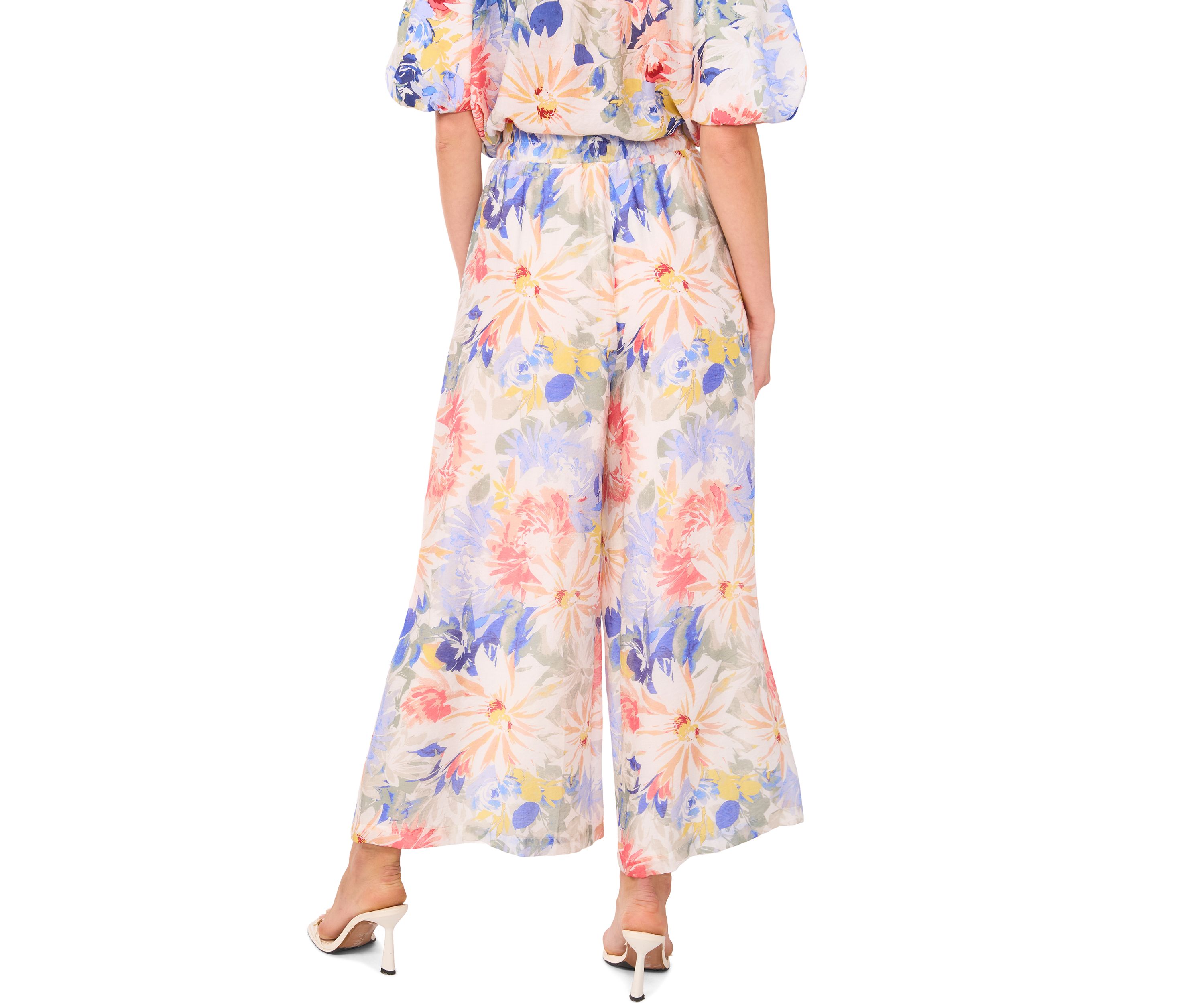 Petite Pull On Pants with Angled Hem