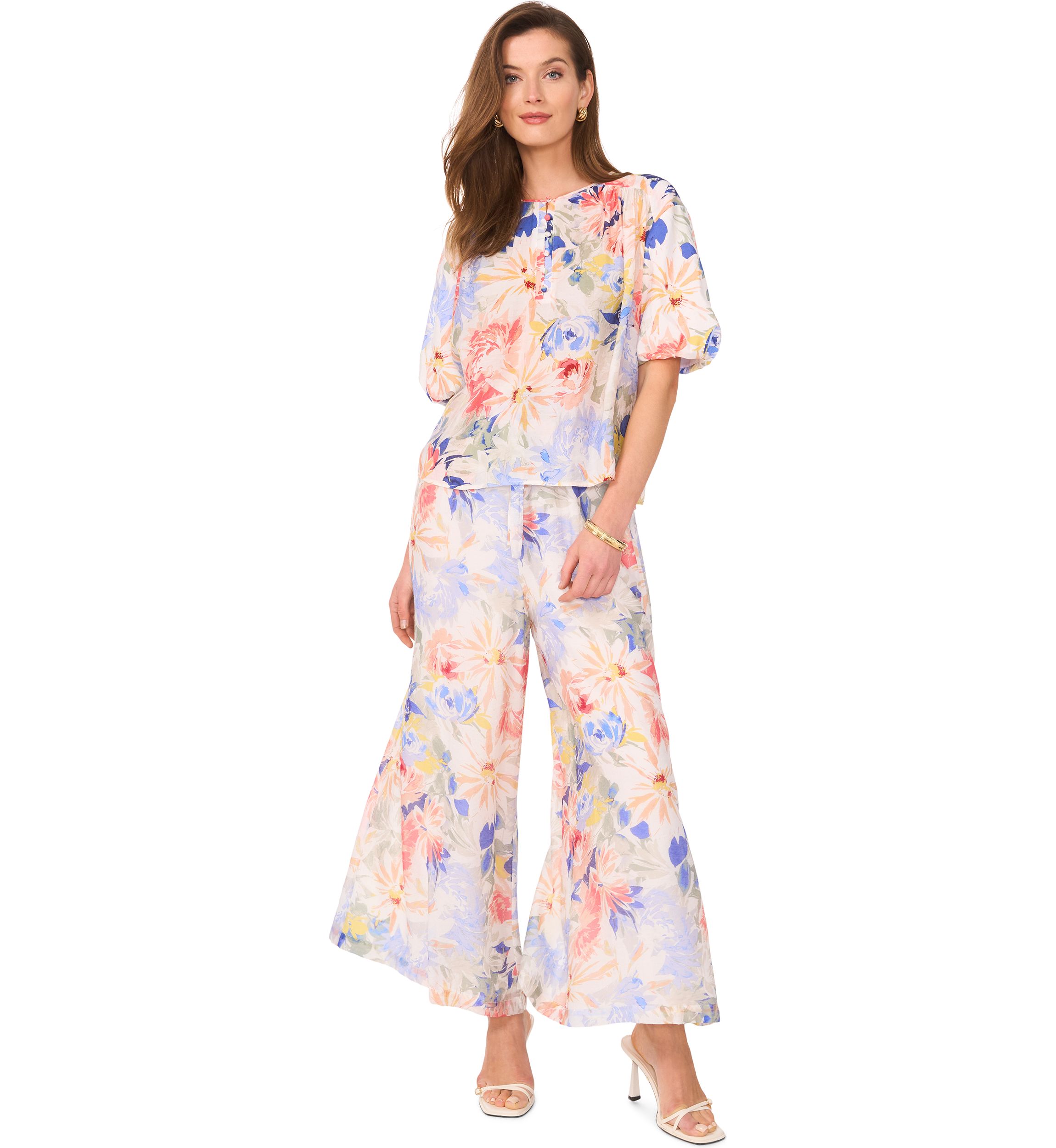 Petite Pull On Pants with Angled Hem