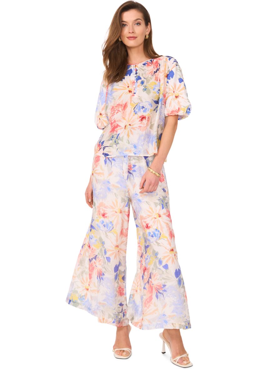 Petite Pull On Pants with Angled Hem