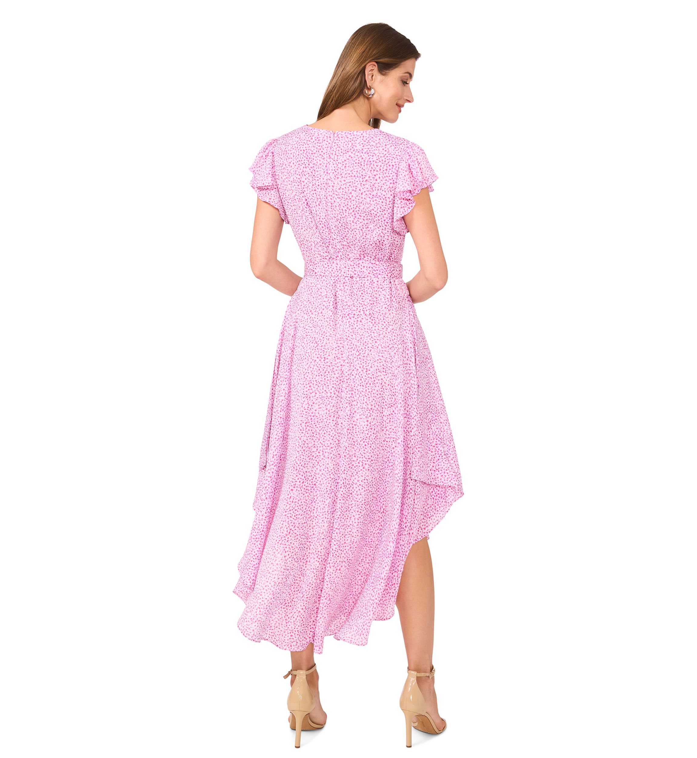 Petite V-Neck Button Down Maxi Dress