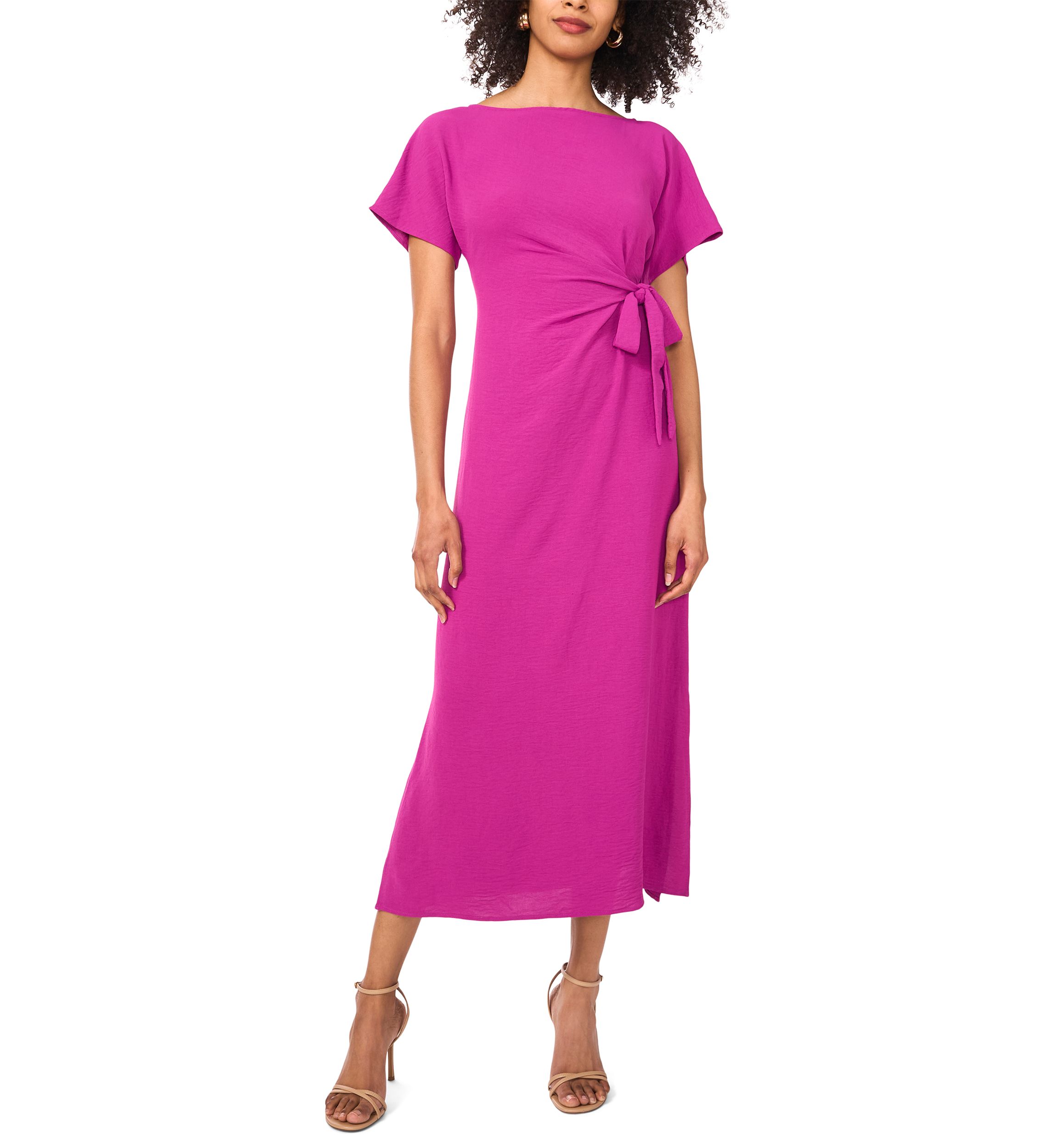 Petite Dolman Sleeve Midi Dress 
