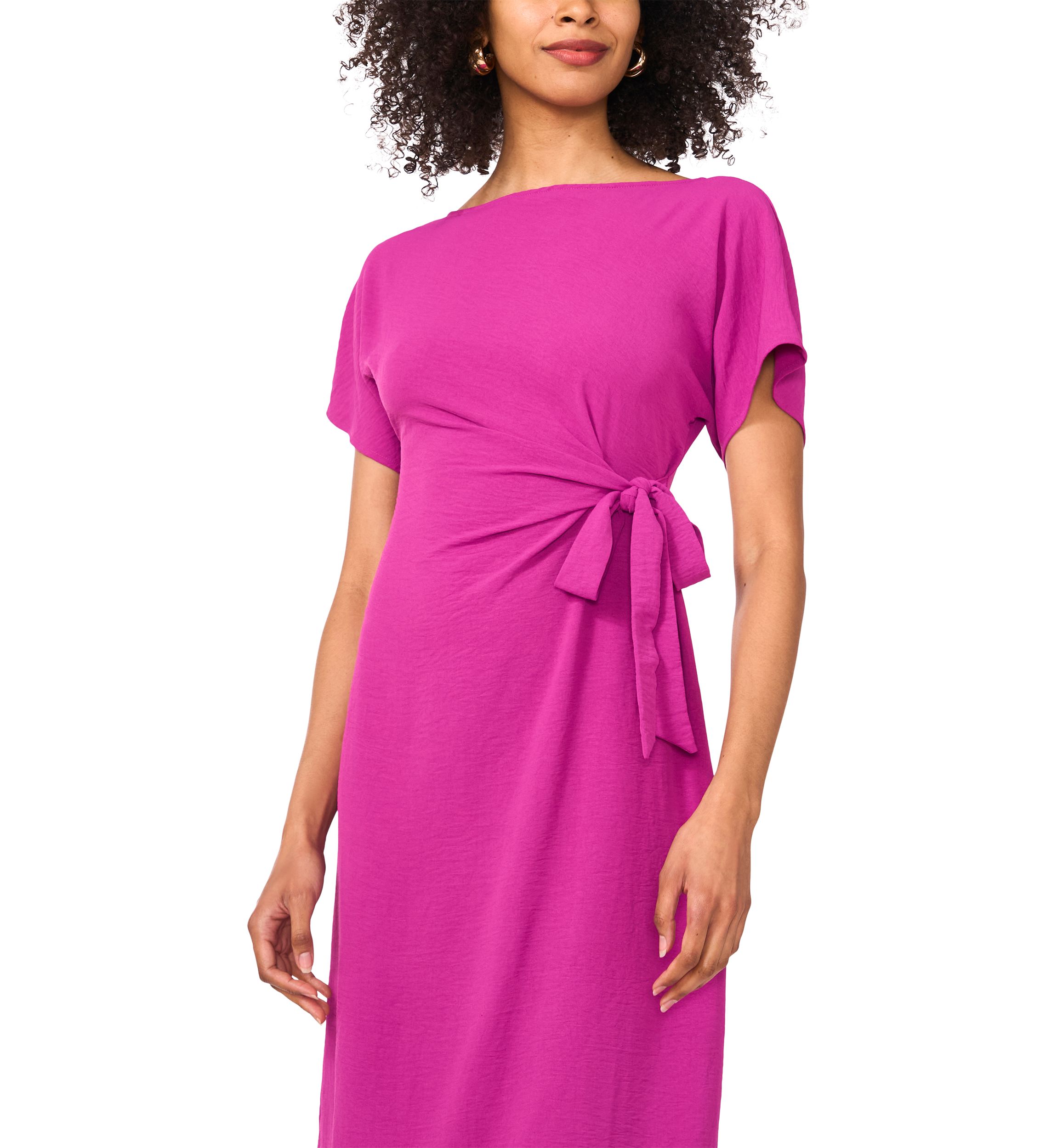 Petite Dolman Sleeve Midi Dress 