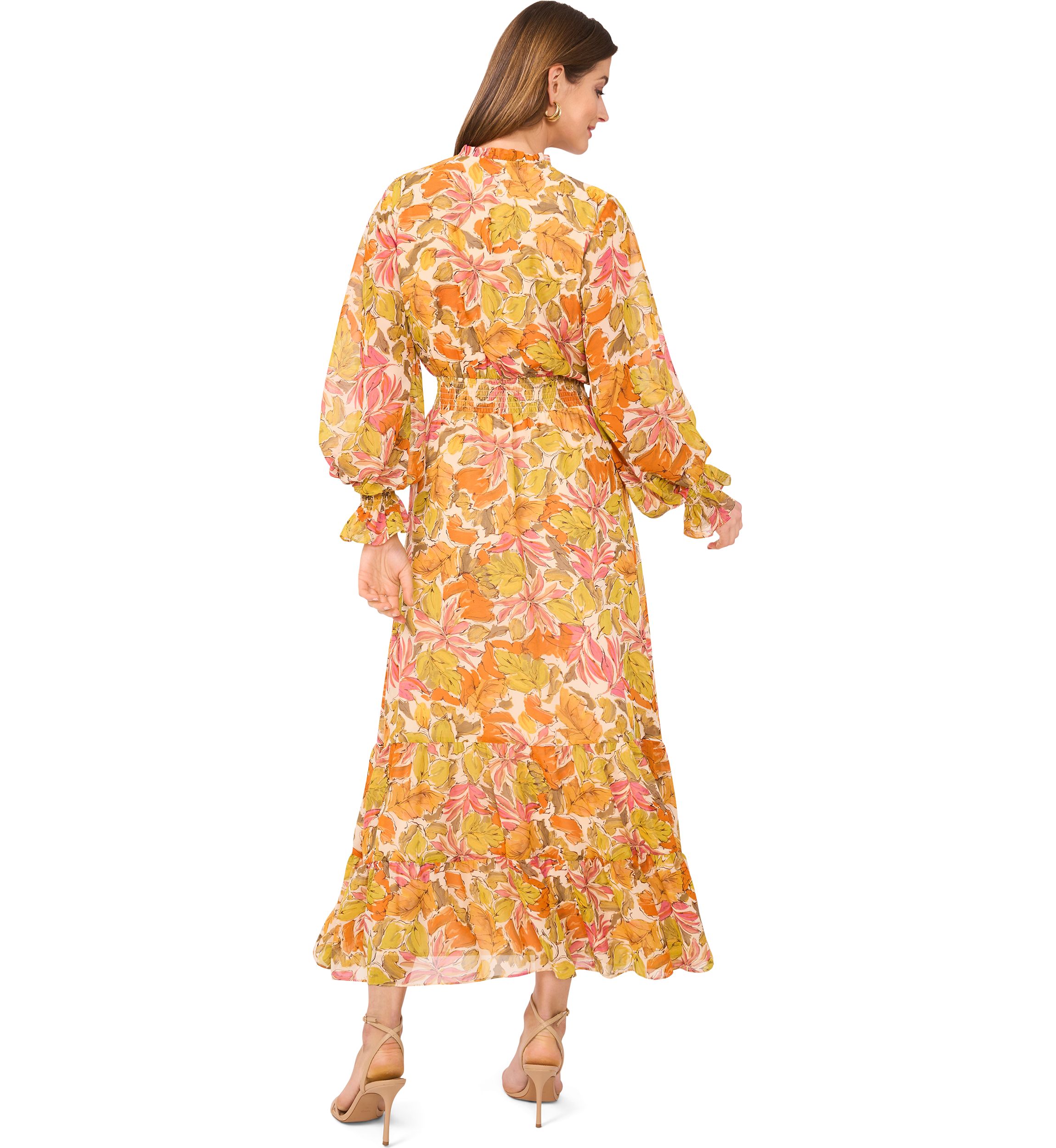 Petite Printed Maxi Dress