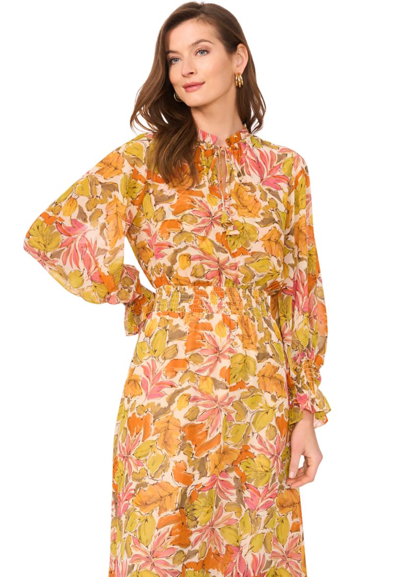 Petite Printed Maxi Dress