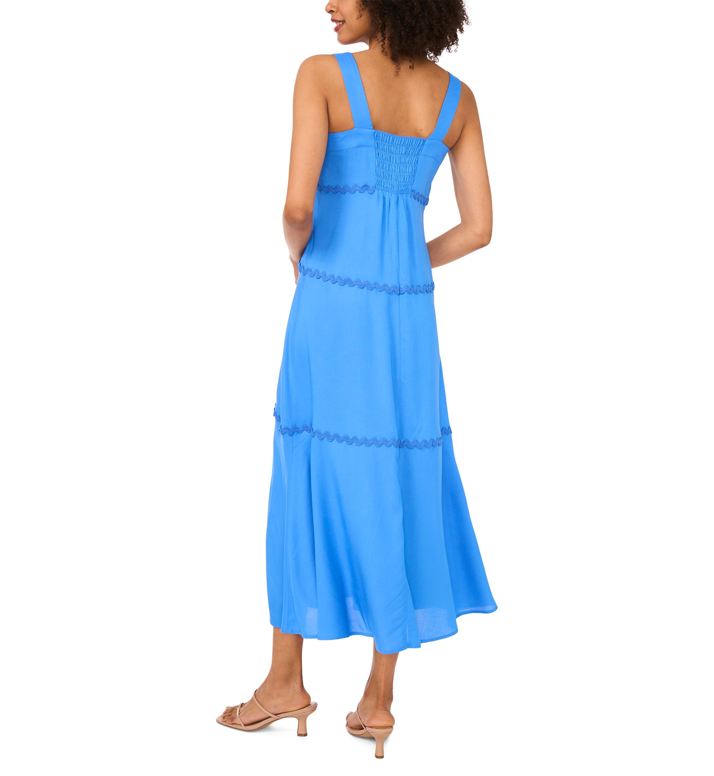 Petite Ric Rac Tiered Maxi Dress