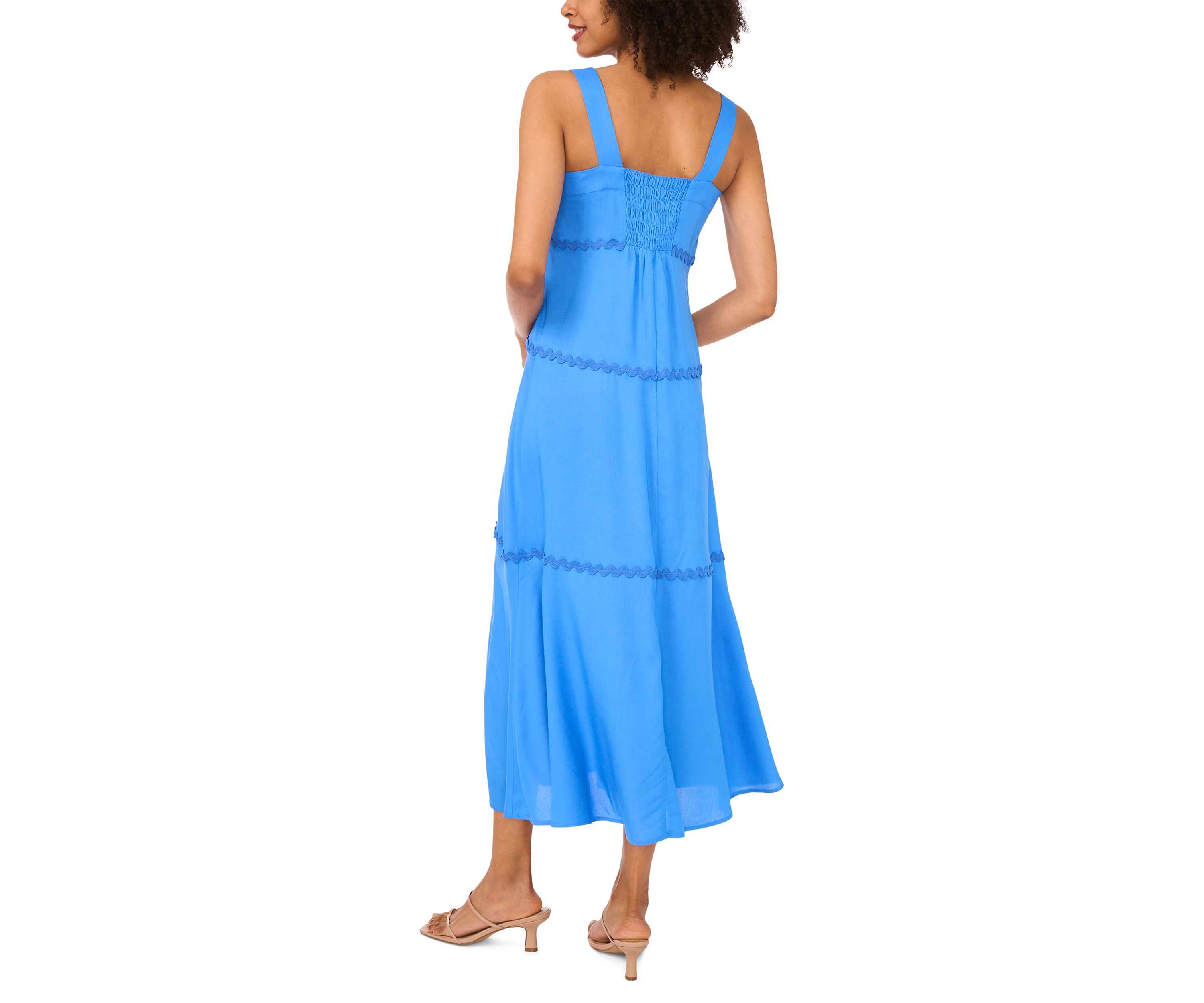 Petite Ric Rac Tiered Maxi Dress