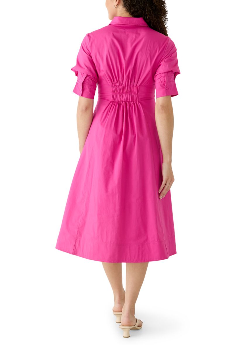 vince camuto petite cocktail dresses Vince Camuto Petite Short Sleeve Shirt Dress