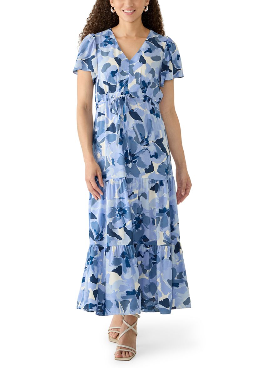 princess polly baby blue dress Vince Camuto A-Line Maxi Dress