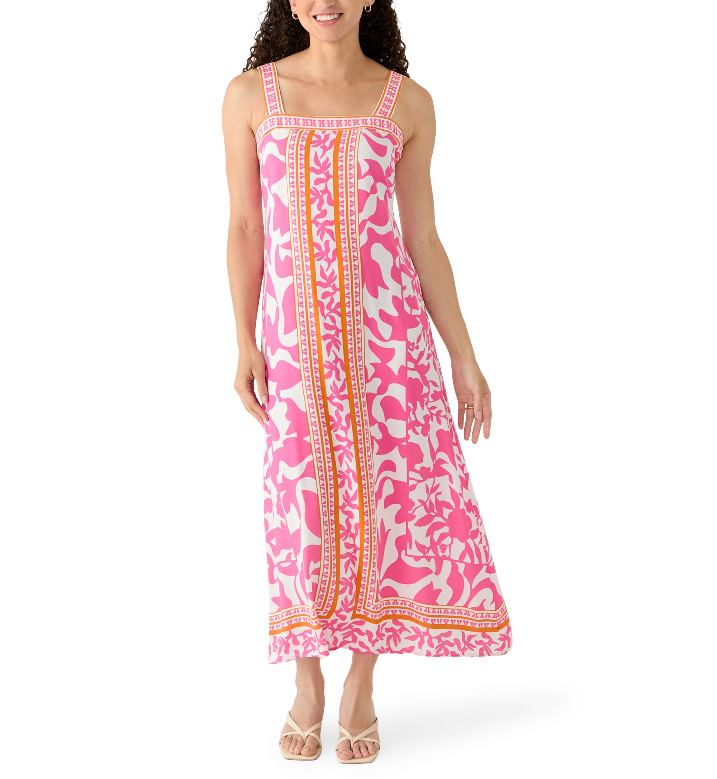 pink staud dress Mini Wells Dress