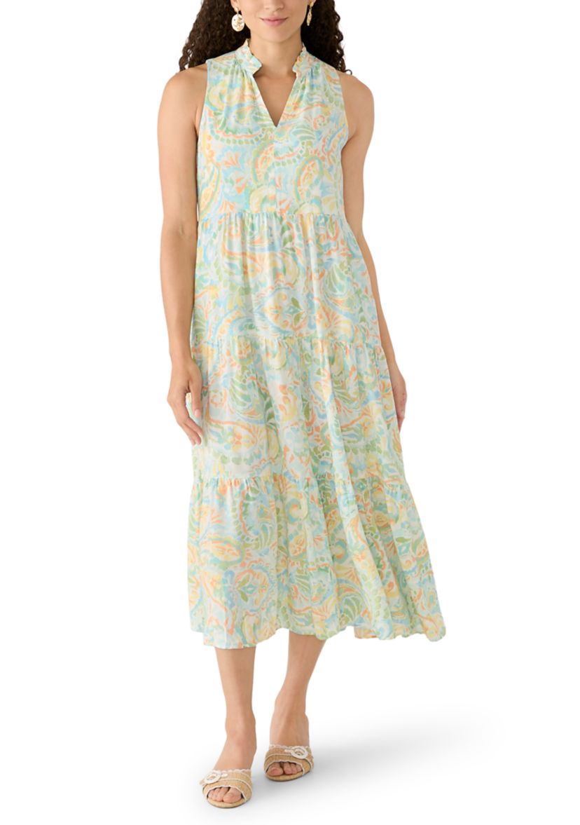 vince camuto midi dress Vince Camuto Women's Elbow-Sleeve Maxi Dress - Blue