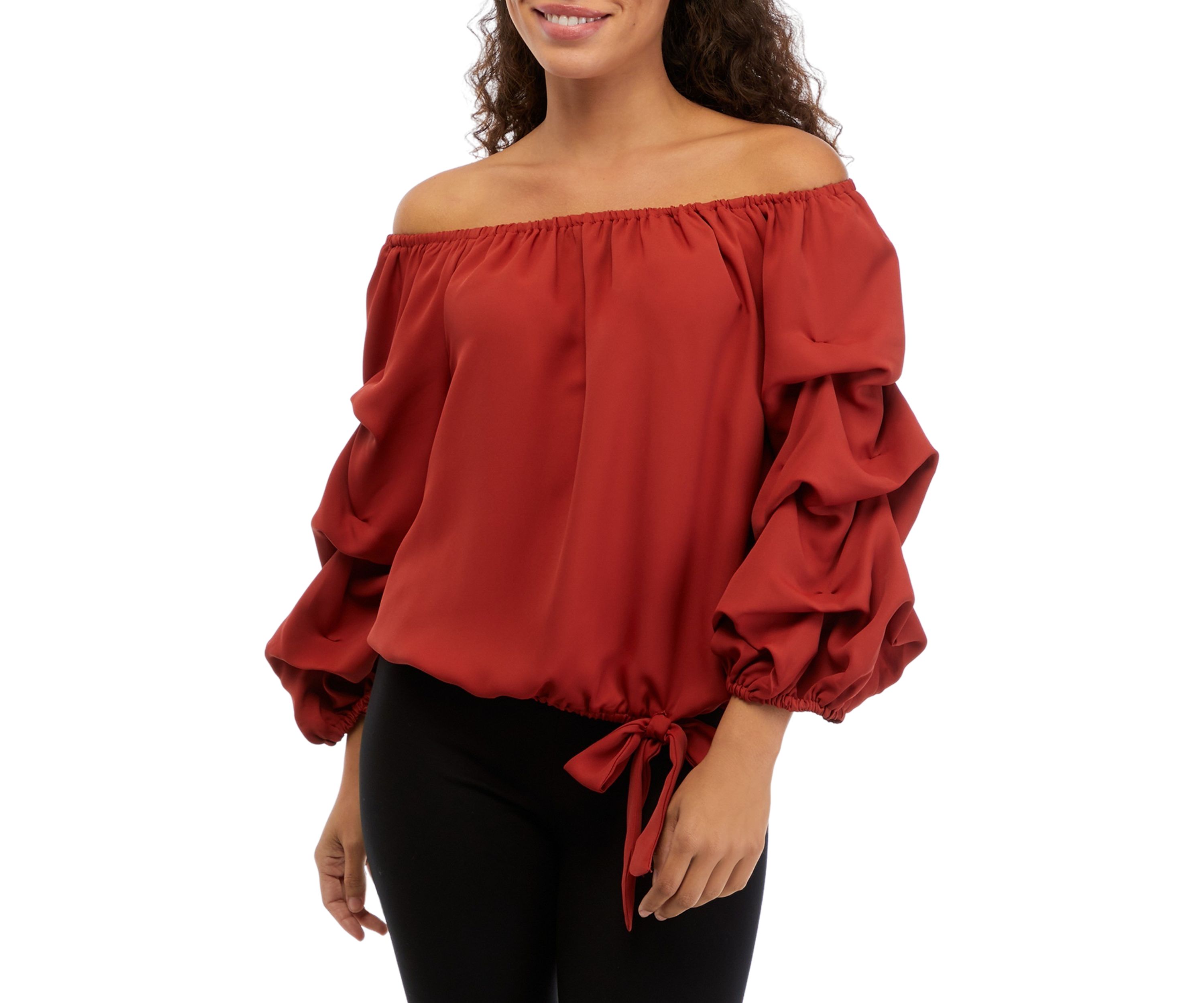 Petite Off the Shoulder Top