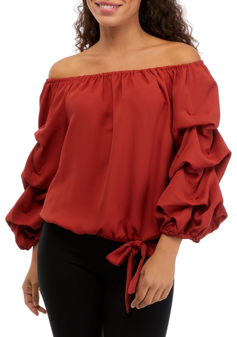 Petite Off the Shoulder Top