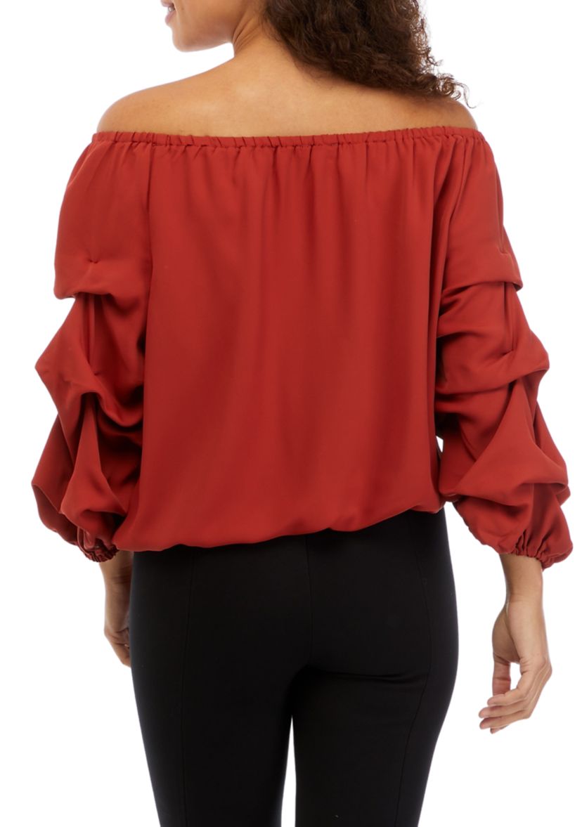 Petite Off the Shoulder Top