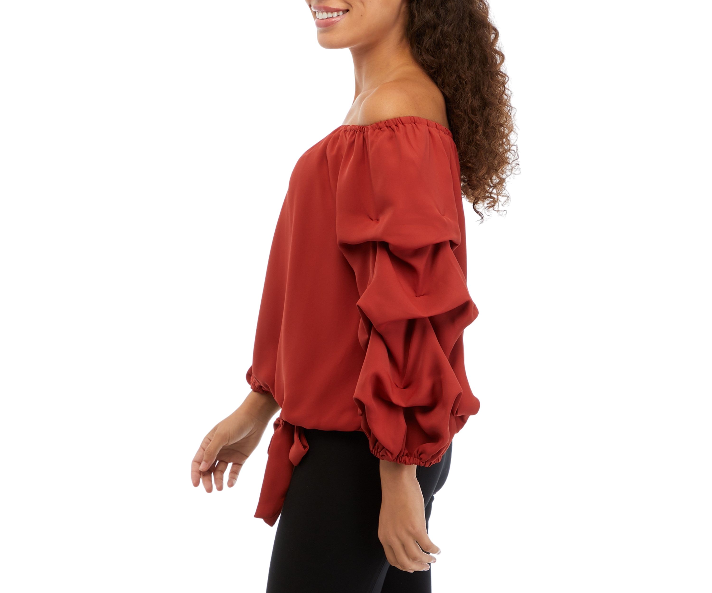 Petite Off the Shoulder Top