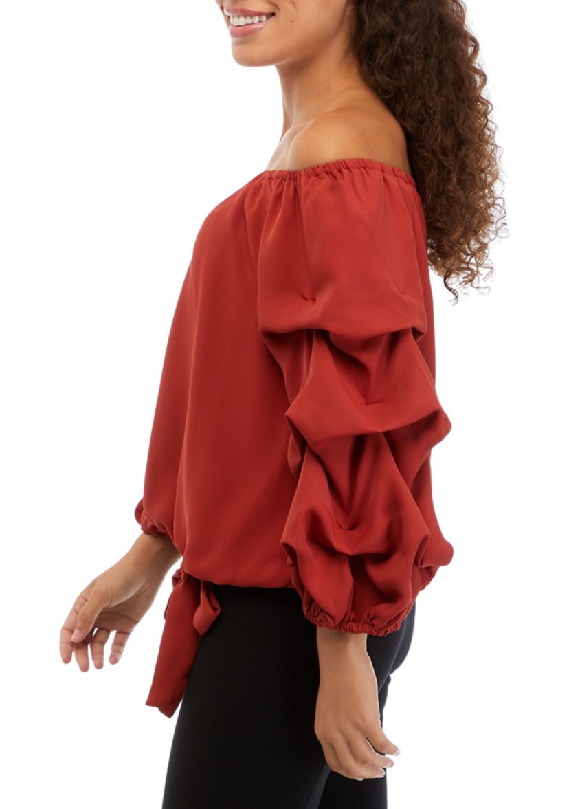 Petite Off the Shoulder Top