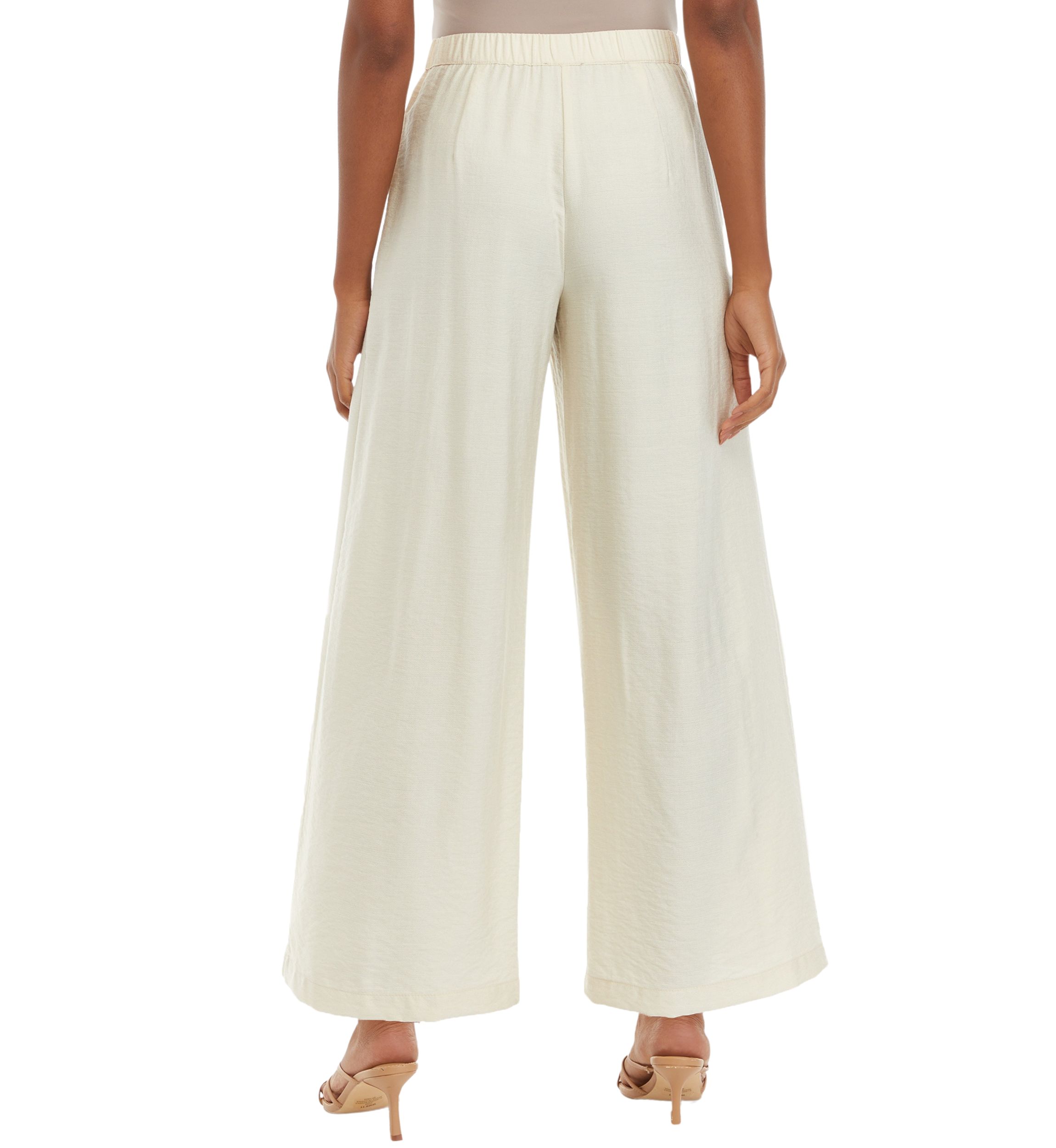 Petite Wide Leg Trouser Pants