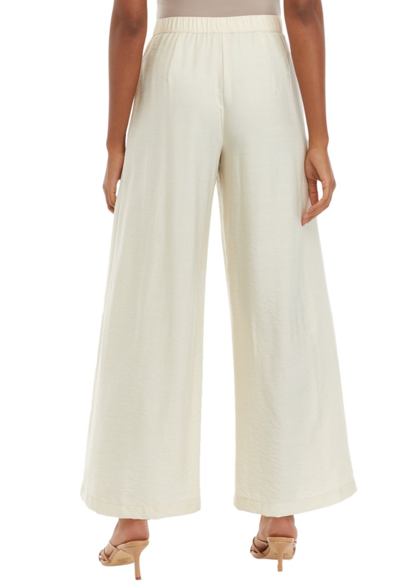 Petite Wide Leg Trouser Pants